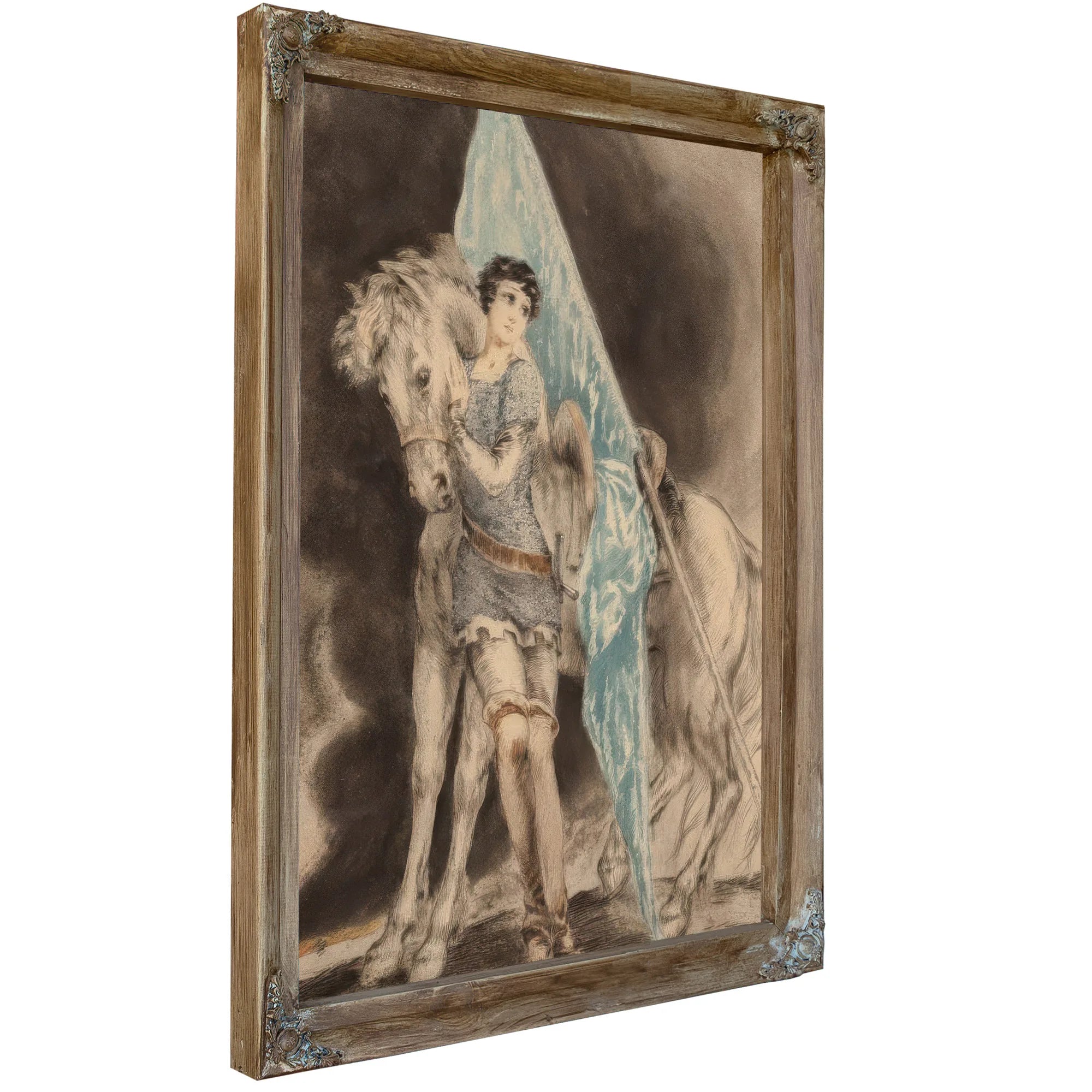 Jeanne D Arc By Louis Icart Fine Art Print