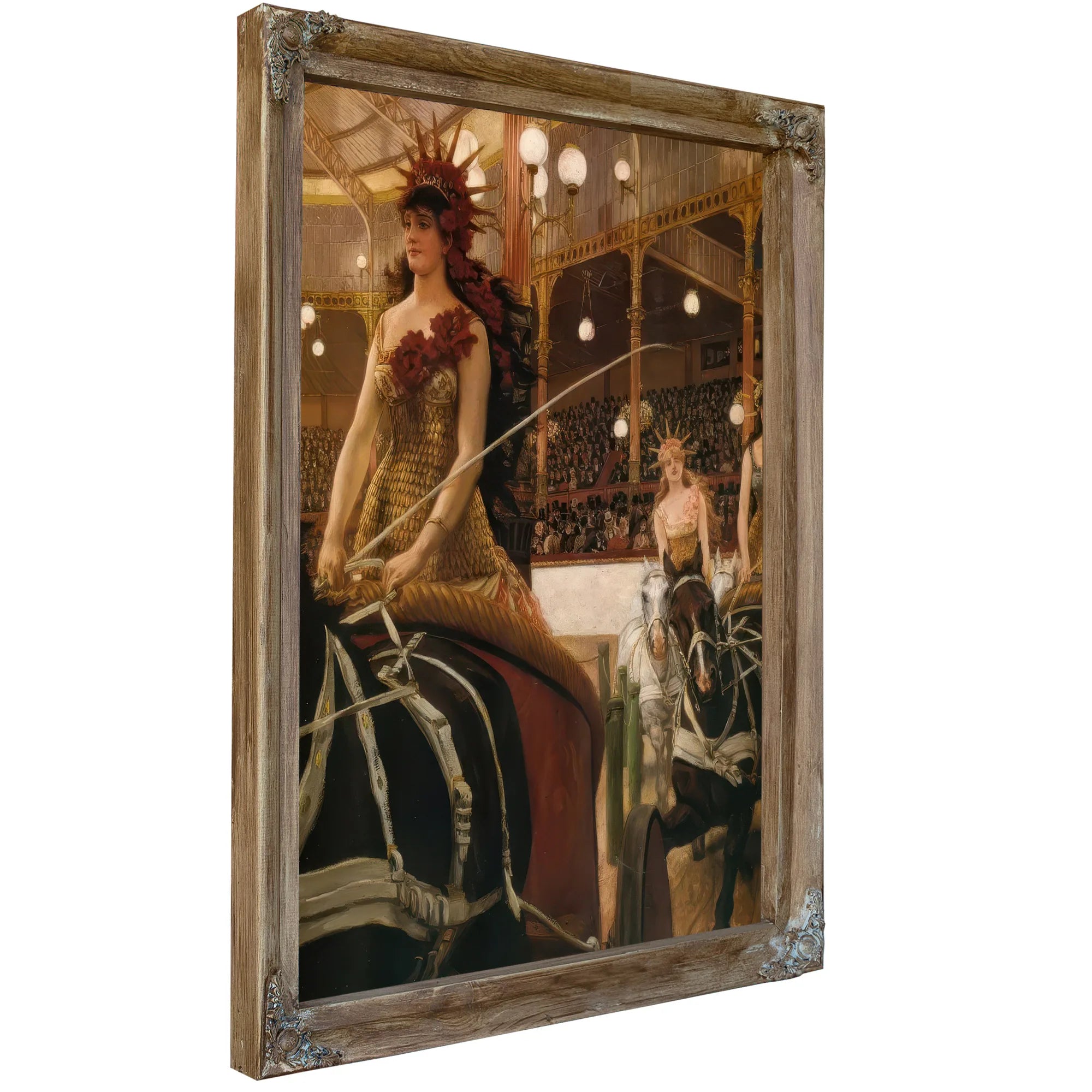 Ces Dames Des Chars By James Tissot Fine Art Print