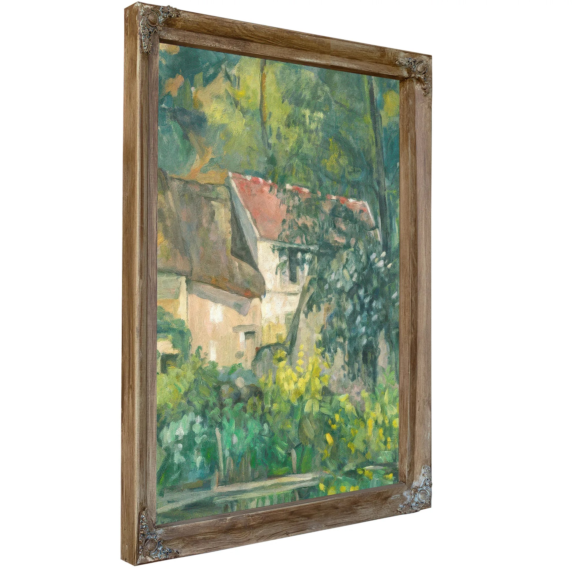 House Of Pere Lacroix By Paul Cezanne Fine Art Print