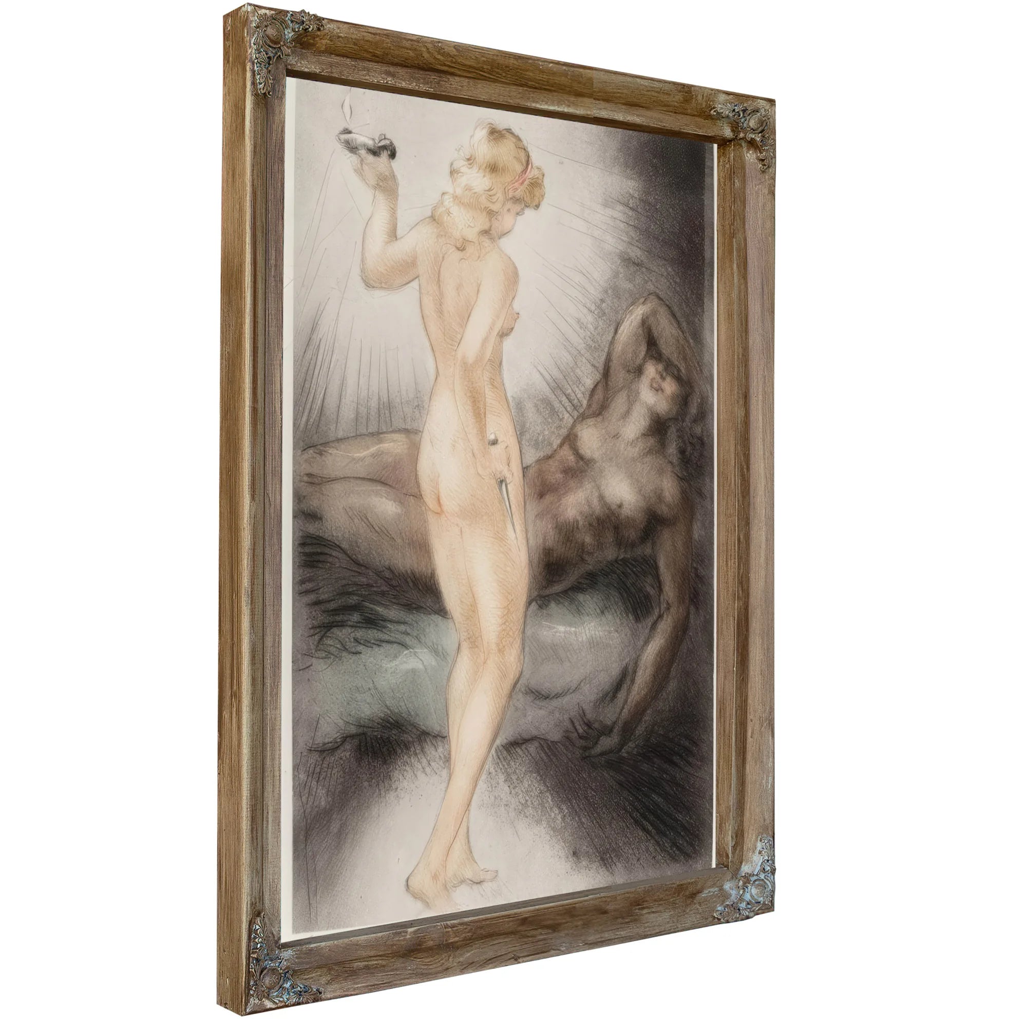 Book Plates Three Works By Louis Icart Fine Art Print