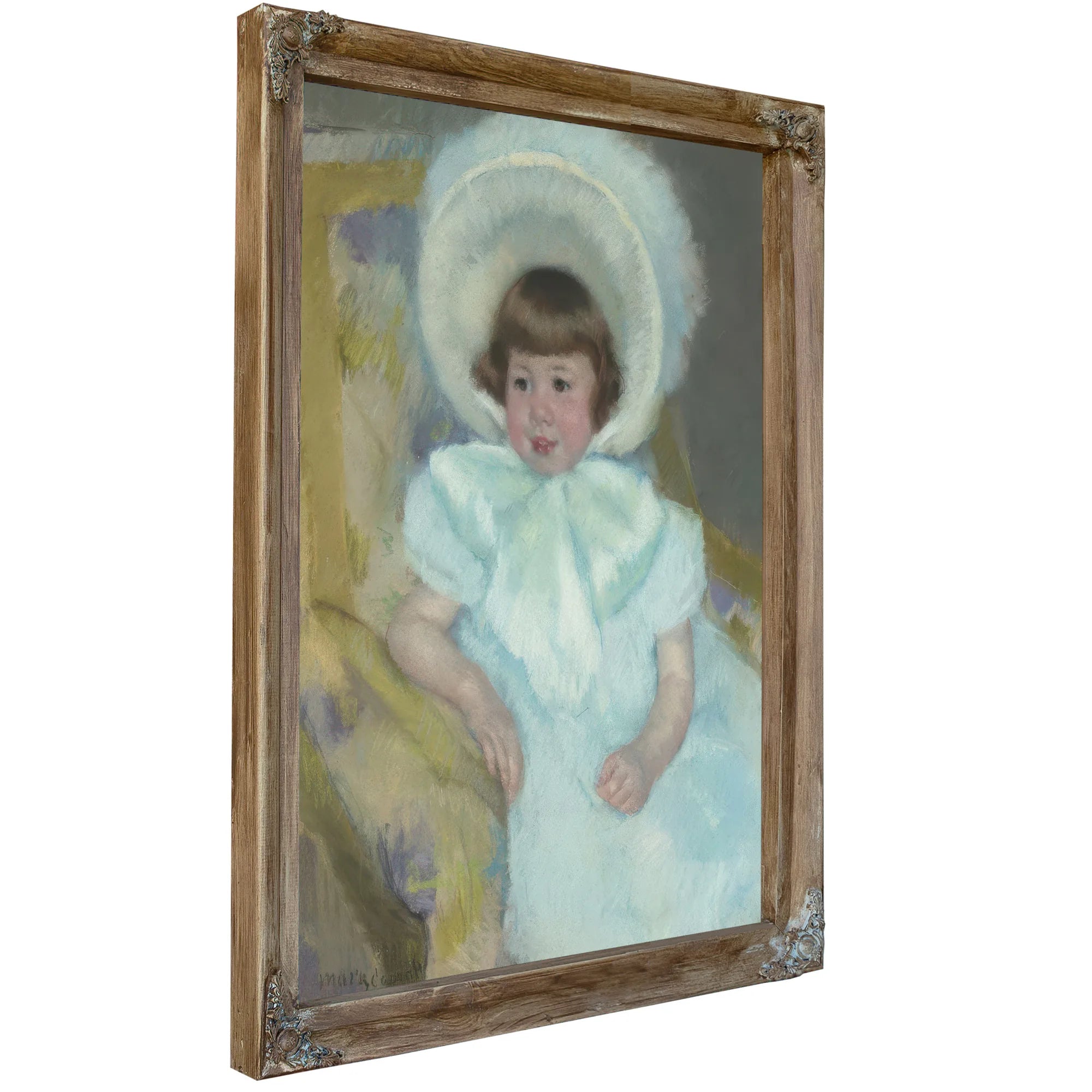 Portrait Of Mademoiselle Louise Aurore Villeboeuf By Mary Cassatt Fine Art Print