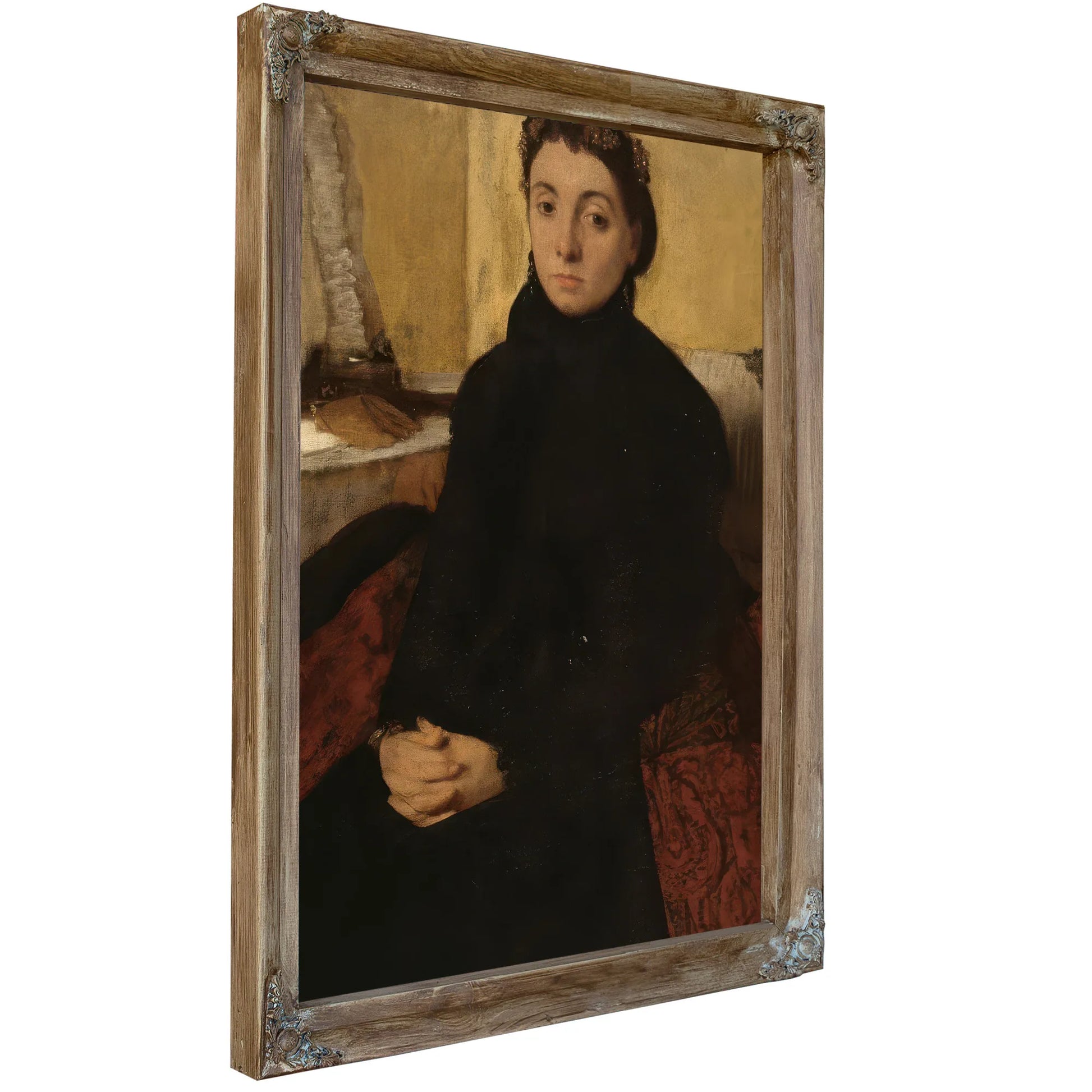 Madame Gaujelin By Edgar Degas Fine Art Print