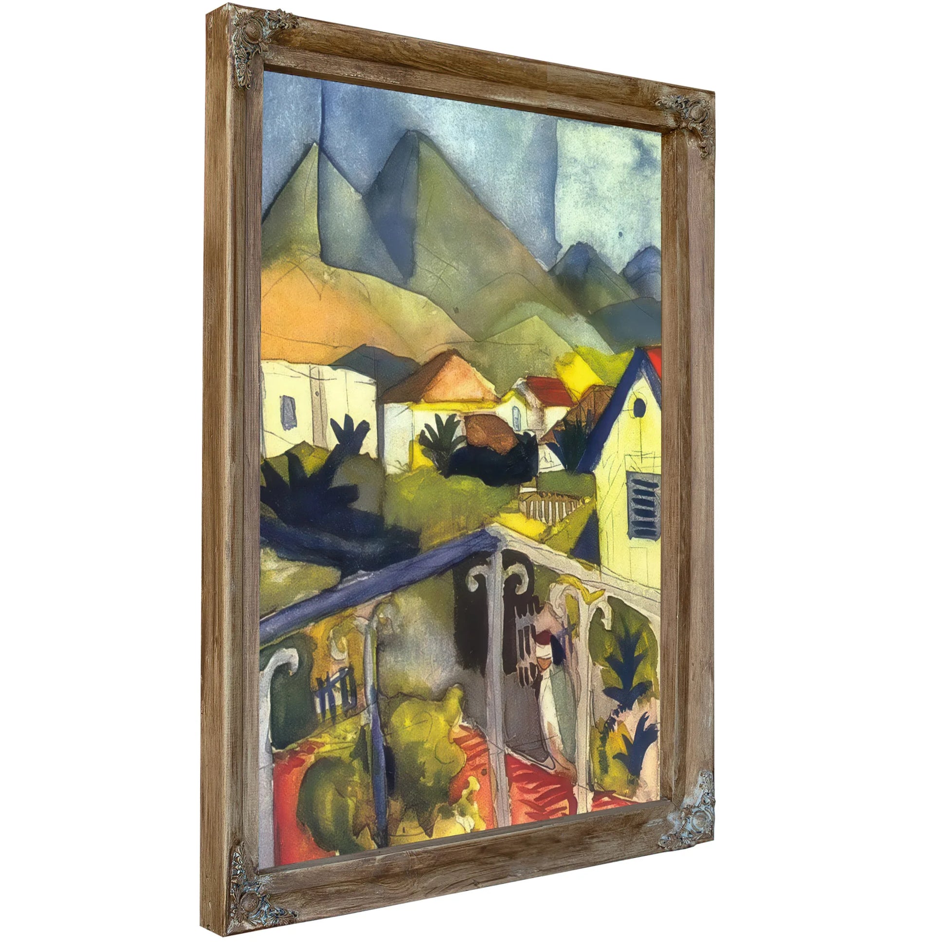 St Germain In Tunis By August Macke Fine Art Print