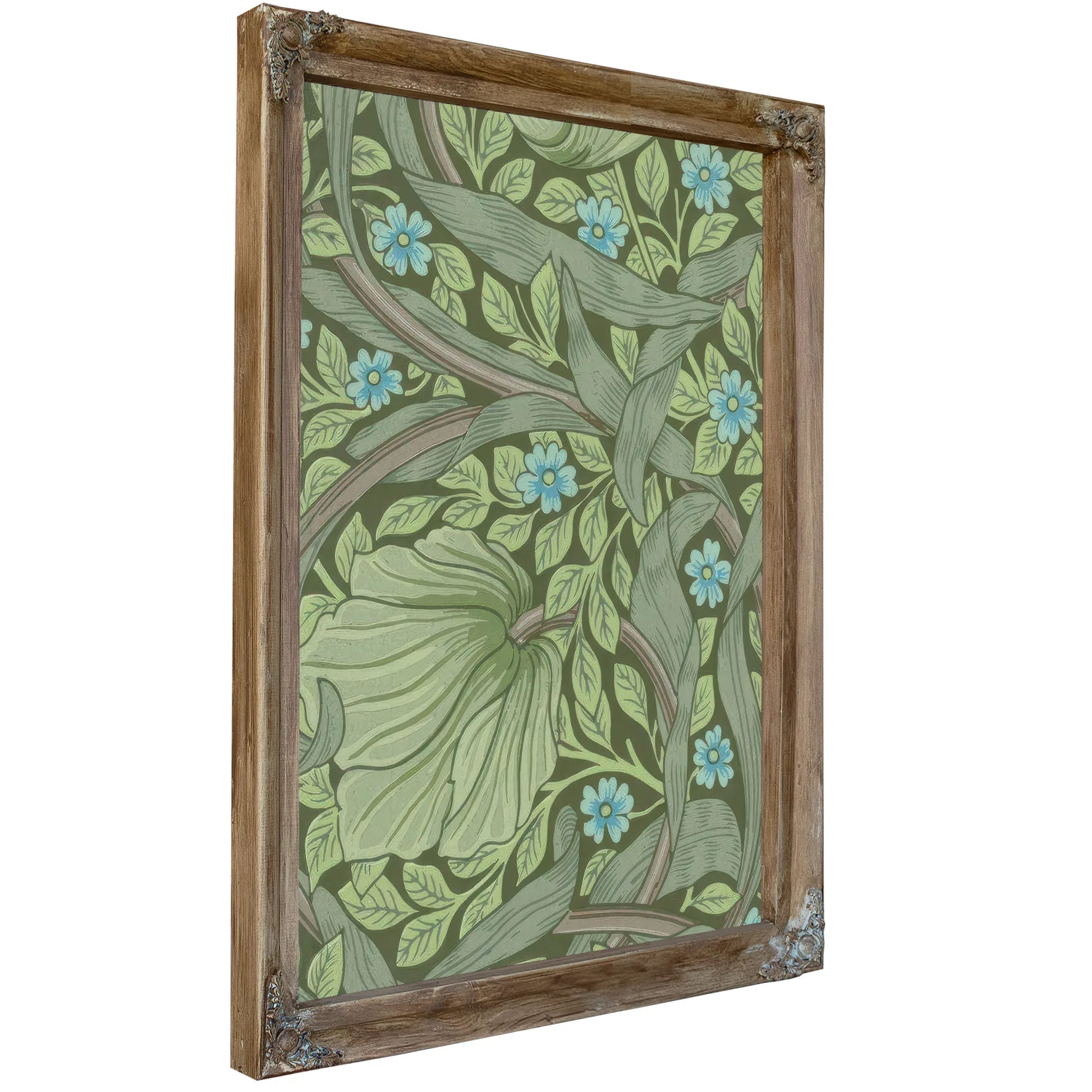 Wallpaper Sample With Forget Me Nots By William Morris Fine Art Print