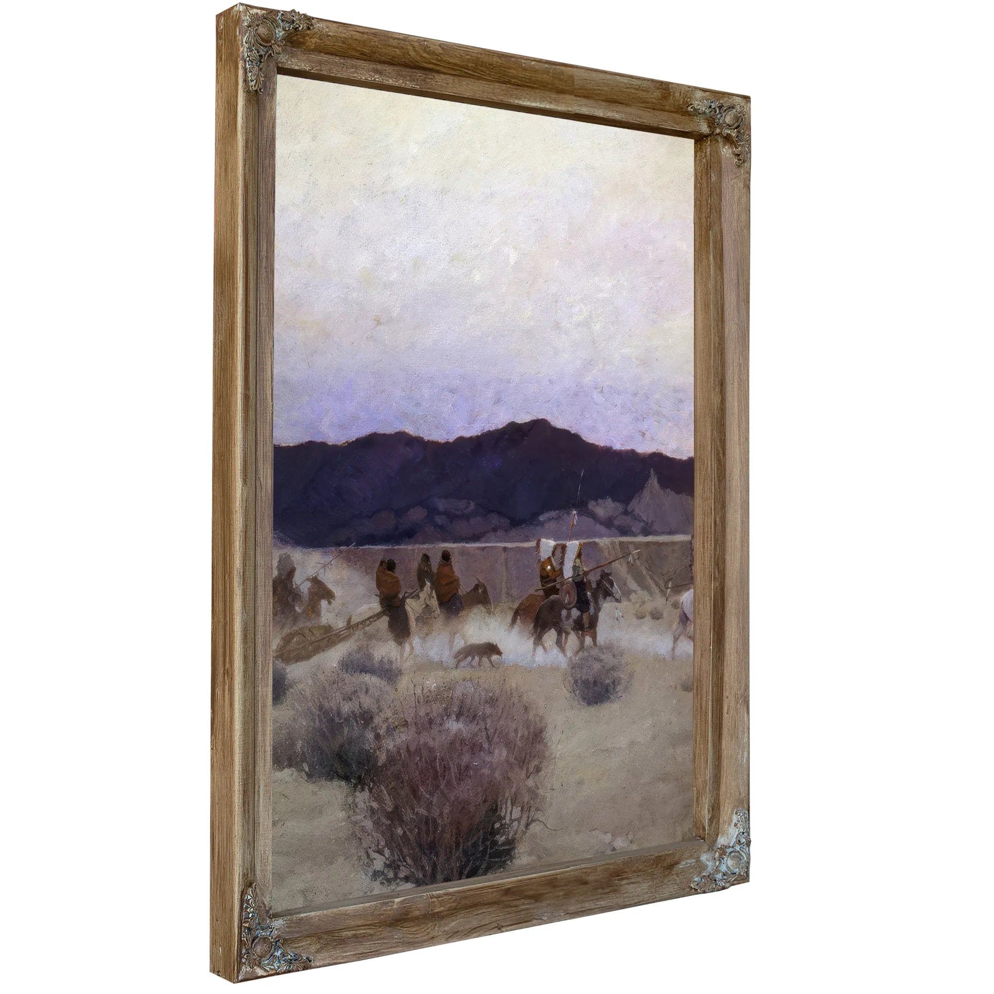 Moving Camp By NC Wyeth Fine Art Print
