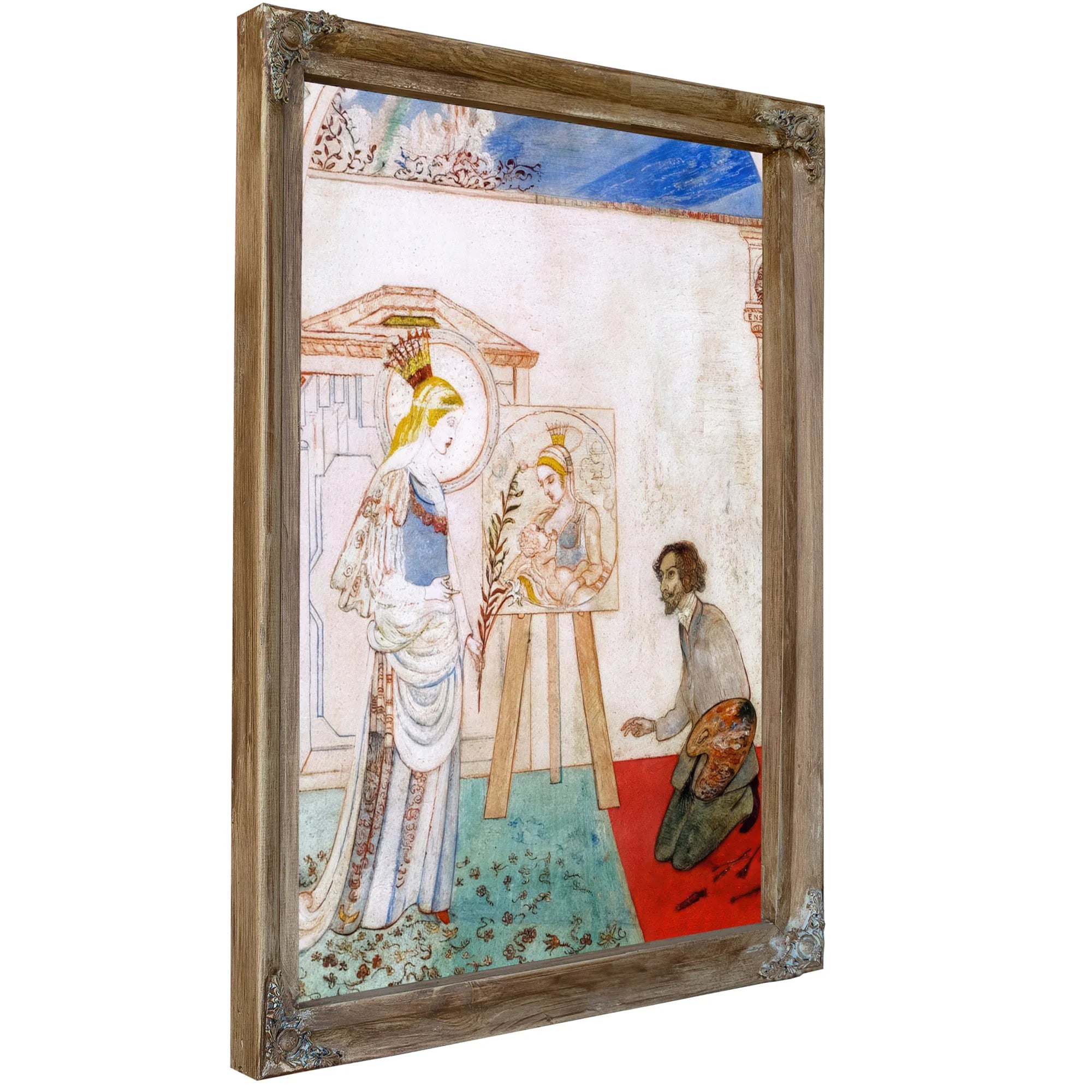 The Virgin Of Consolation By James Ensor Fine Art Print