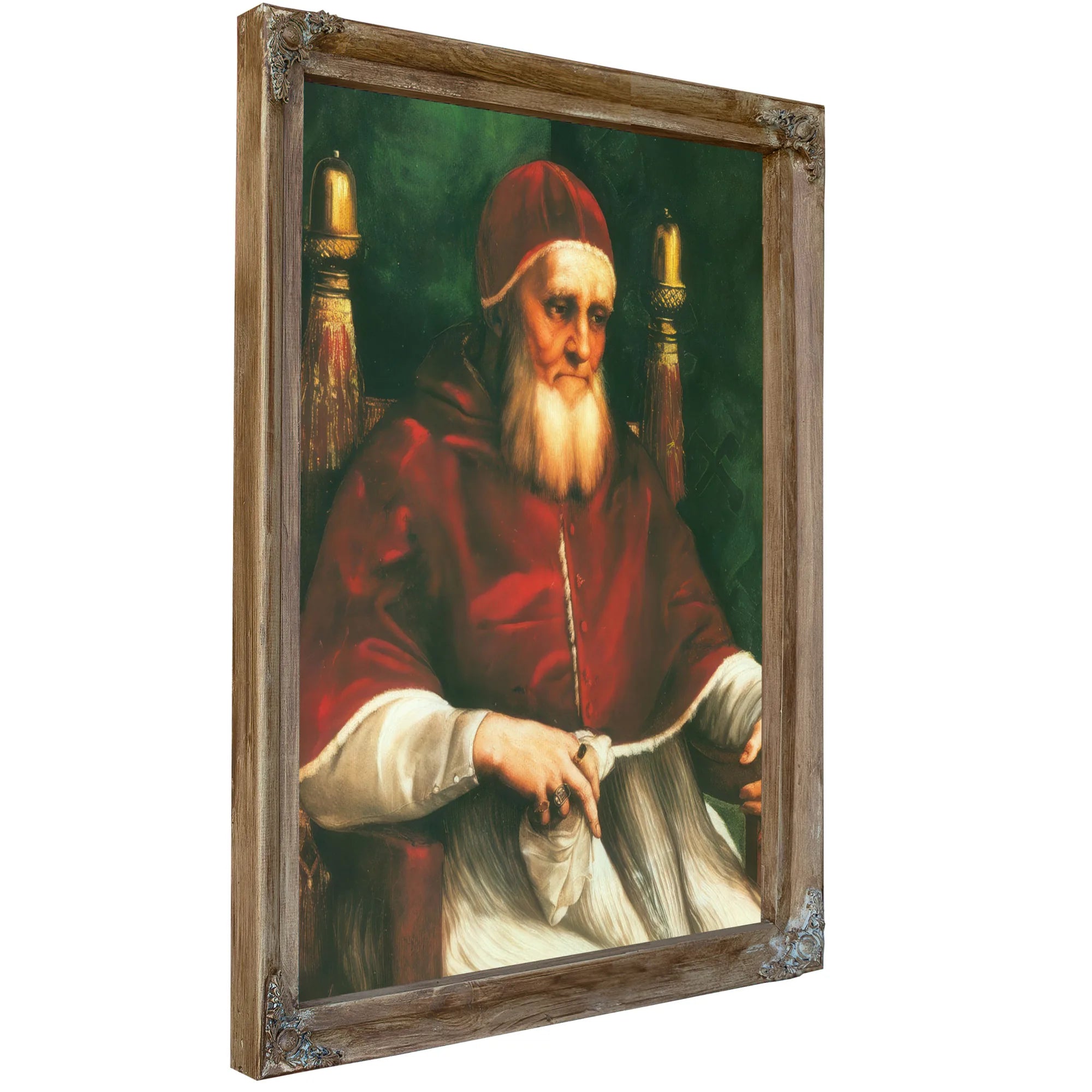 Portrait Of Pope Julius Ii By Raphael Fine Art Print