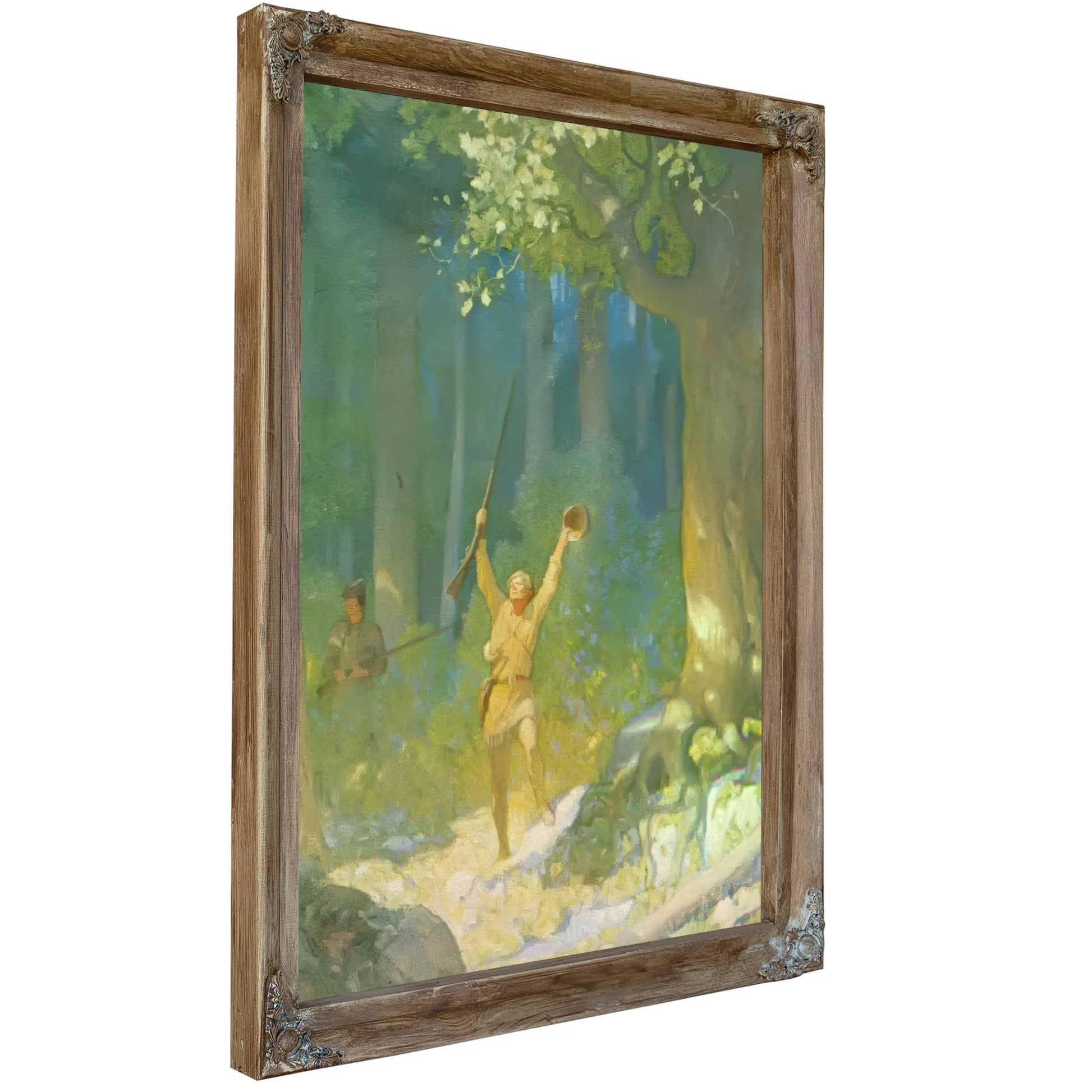 Emerging Into An Opening By NC Wyeth Fine Art Print