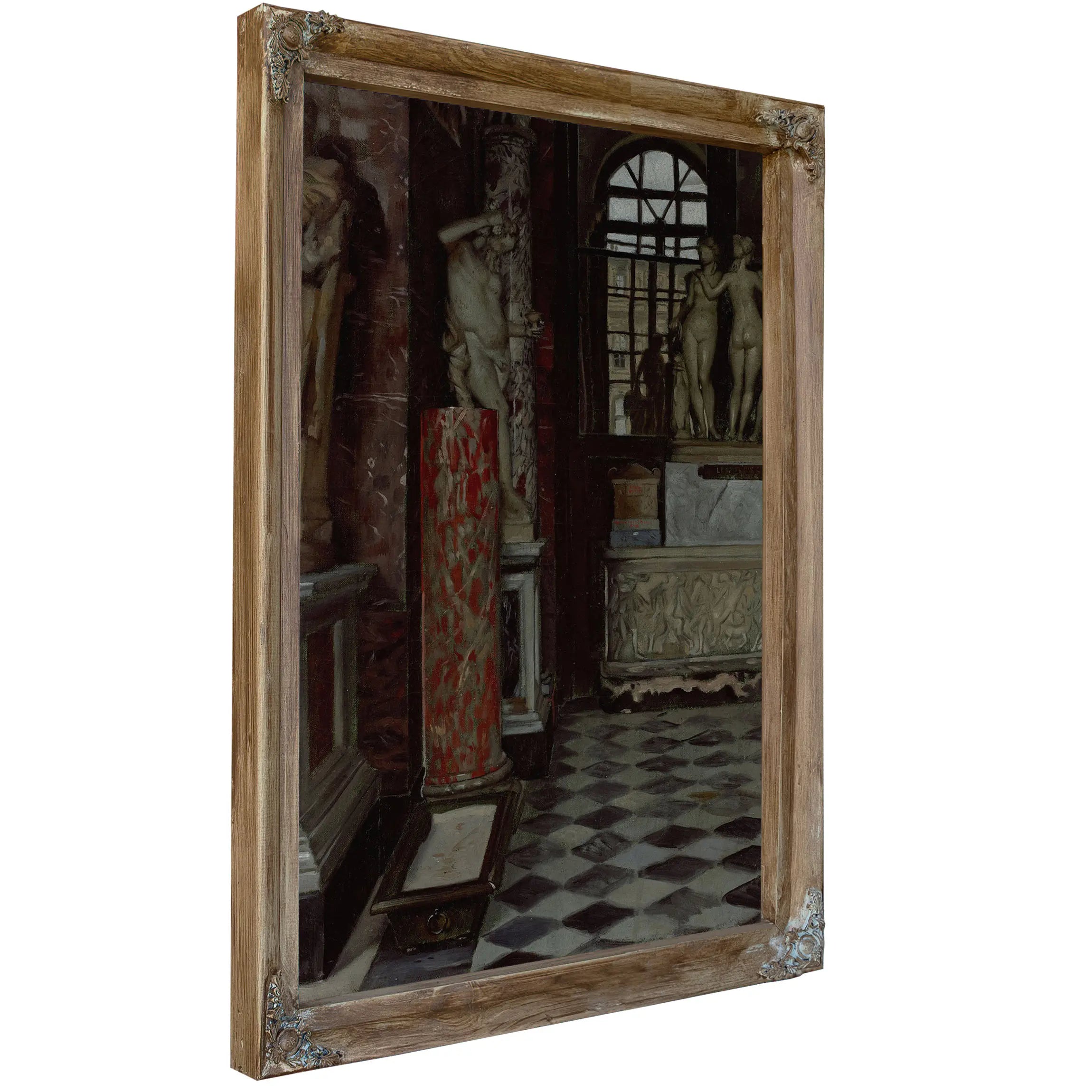 A View Of A Room Of Greek Roman And Etruscan Antiquities by James Tissot