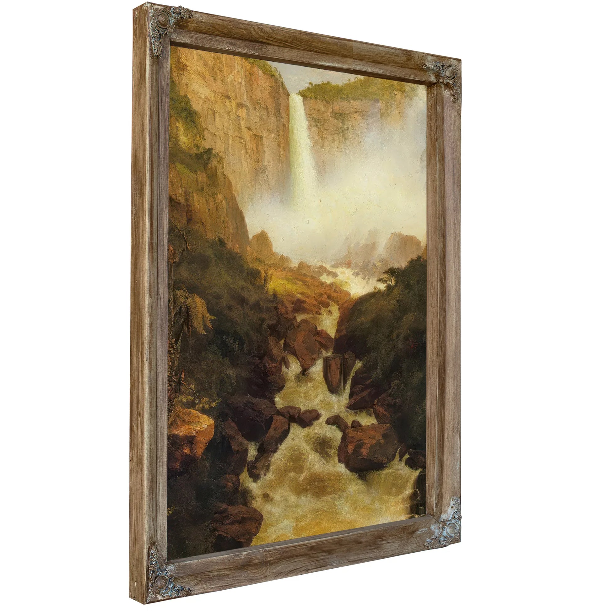 Tequendama Falls Near Bogota By Frederic Edwin Church Fine Art Print
