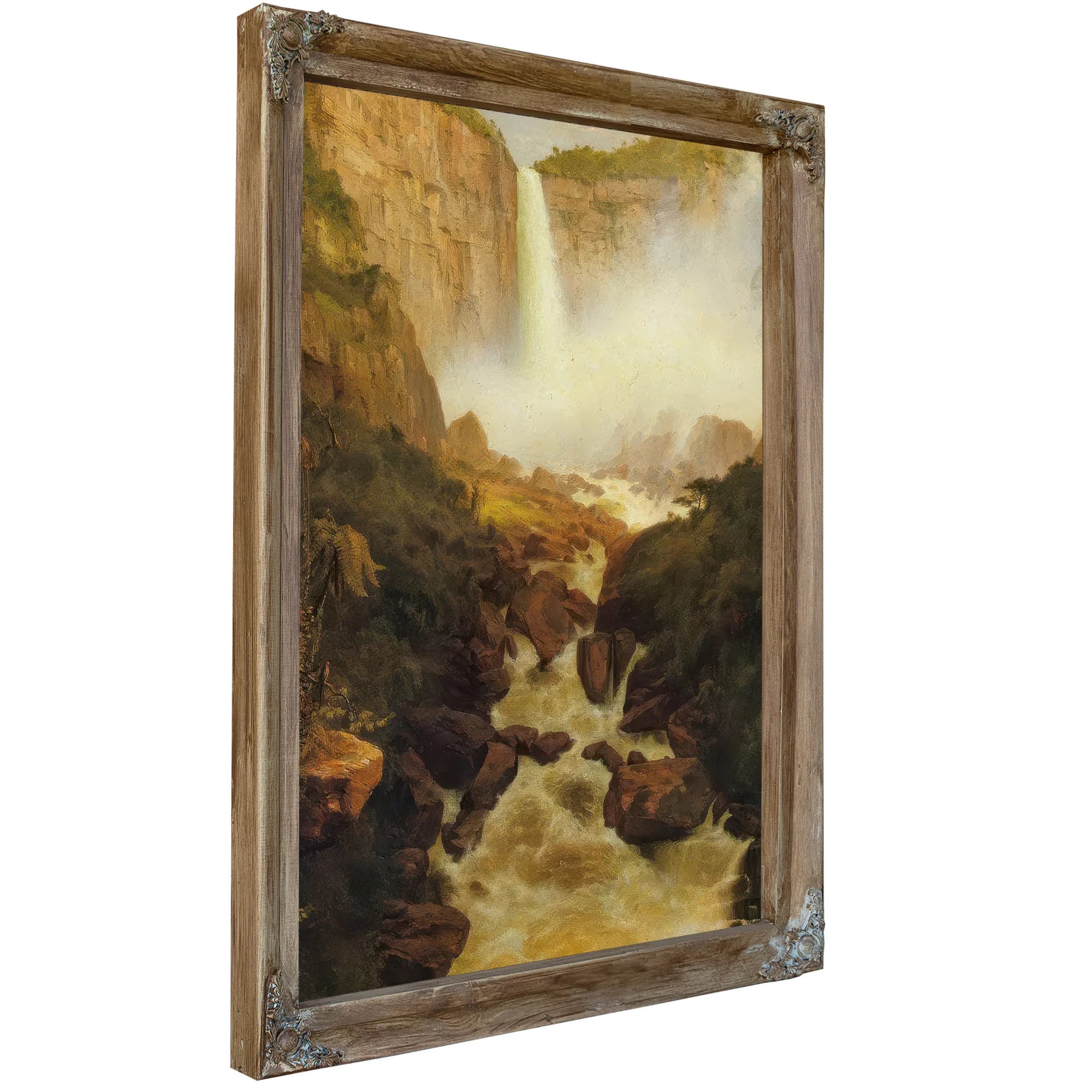 Tequendama Falls Near Bogota By Frederic Edwin Church Fine Art Print