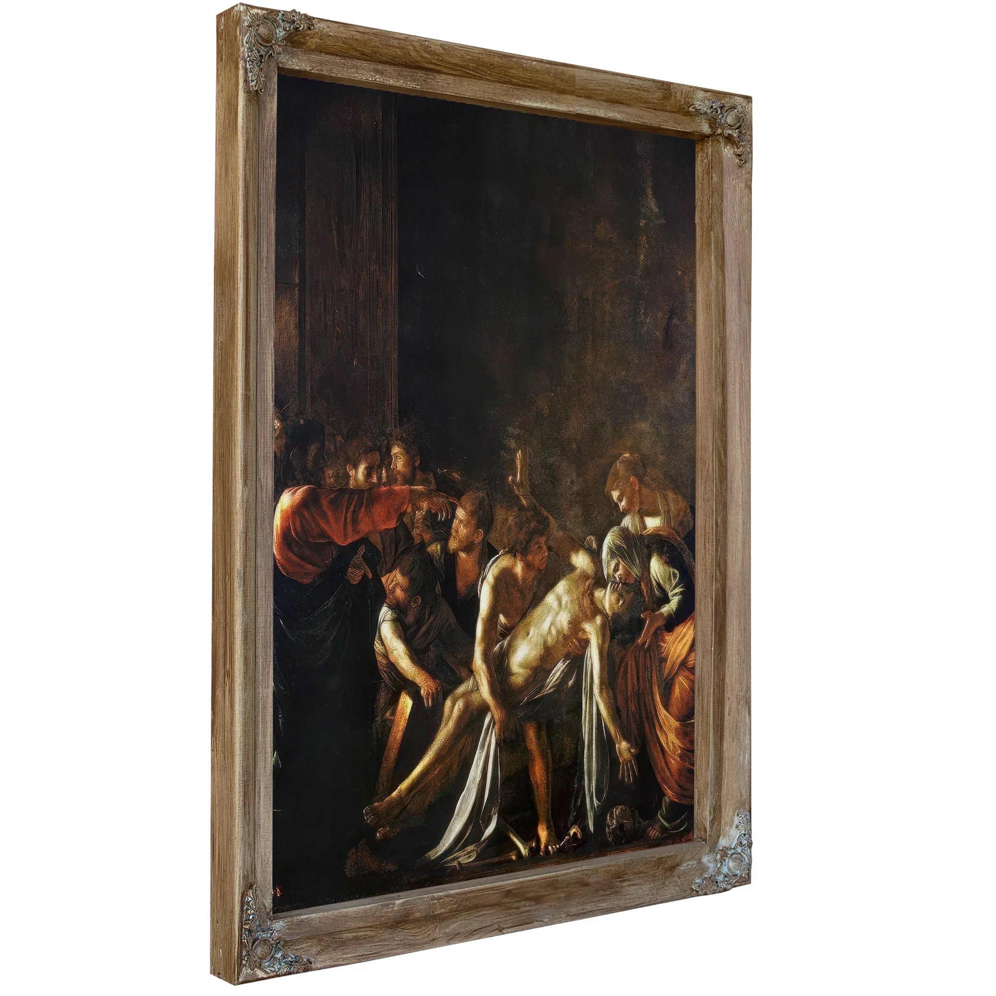 Raising Of Lazarus 1609 By Caravaggio Fine Art Print