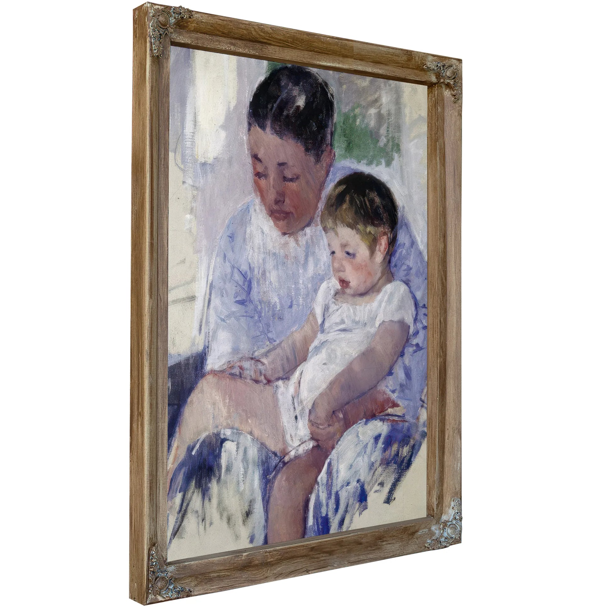 Jenny And Her Sleepy Child By Mary Cassatt Fine Art Print