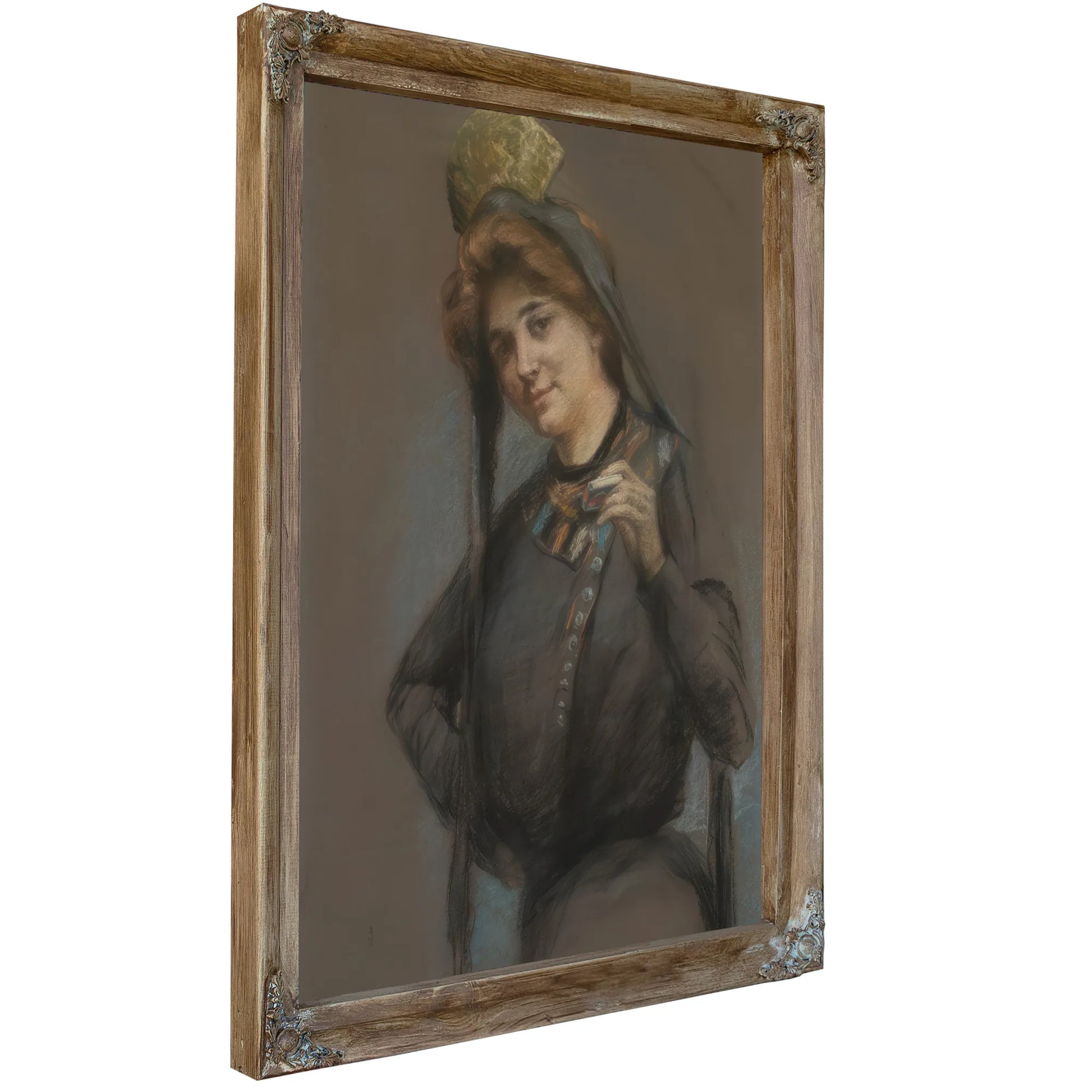 Cigarettev By Alice Pike Barney Fine Art Print