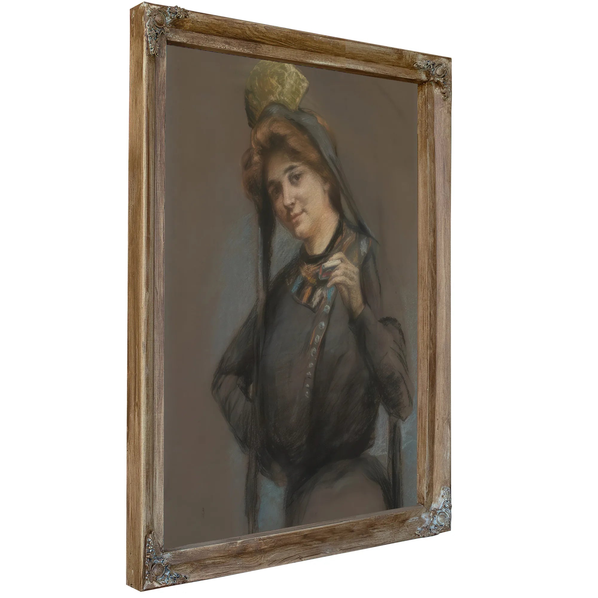 Cigarettev By Alice Pike Barney Fine Art Print