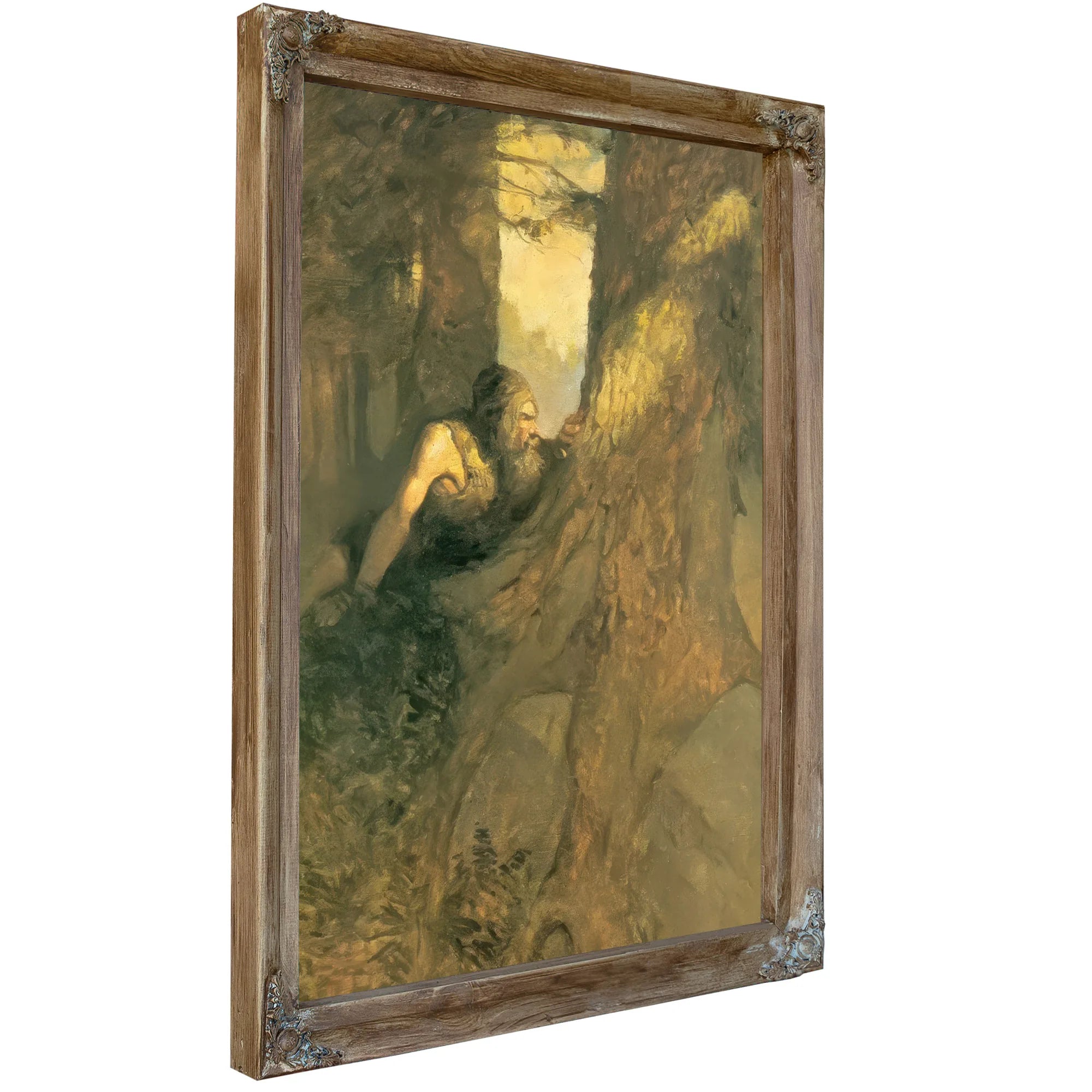 Ben Gunn By NC Wyeth Fine Art Print
