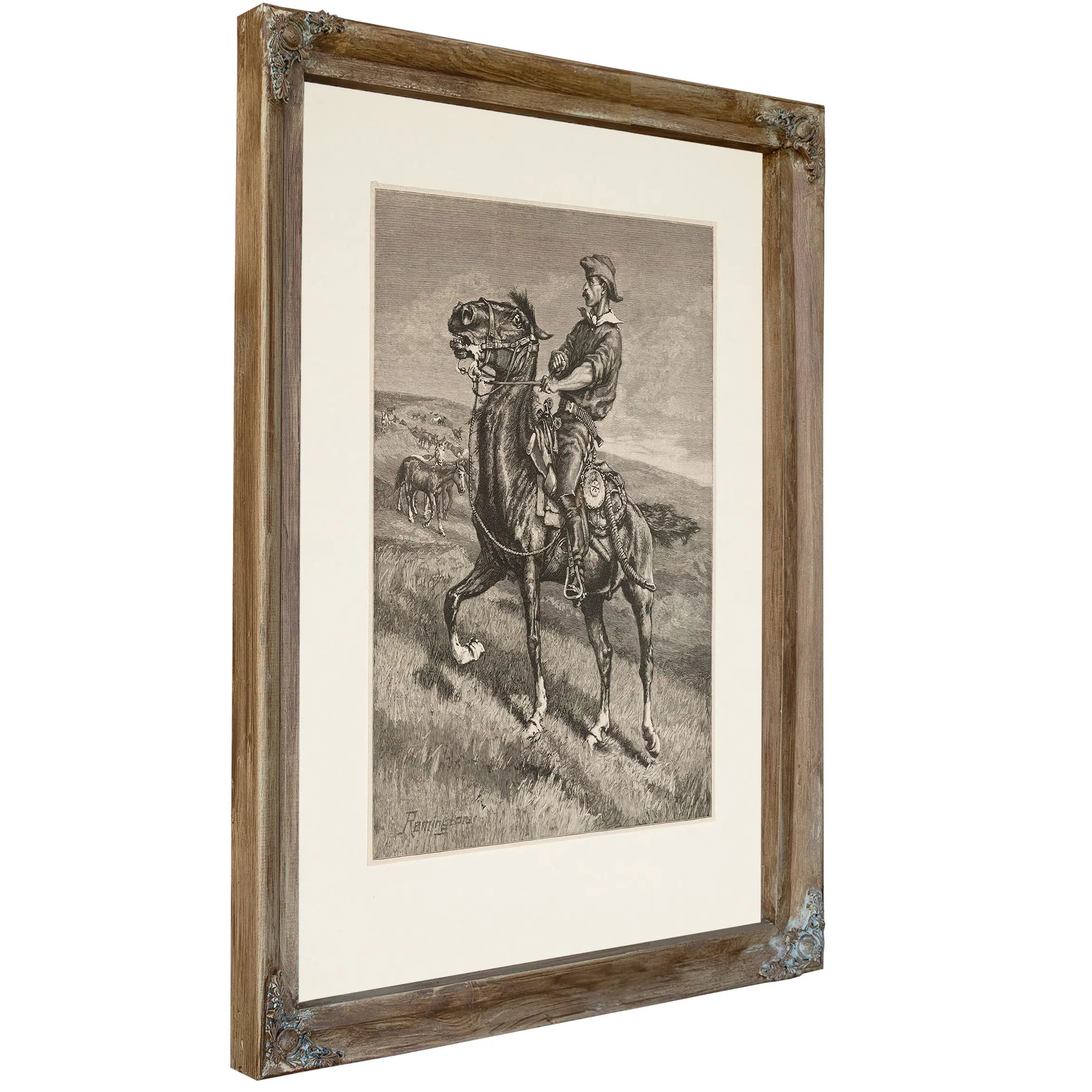 In From The Night Herd B by Frederic Remington