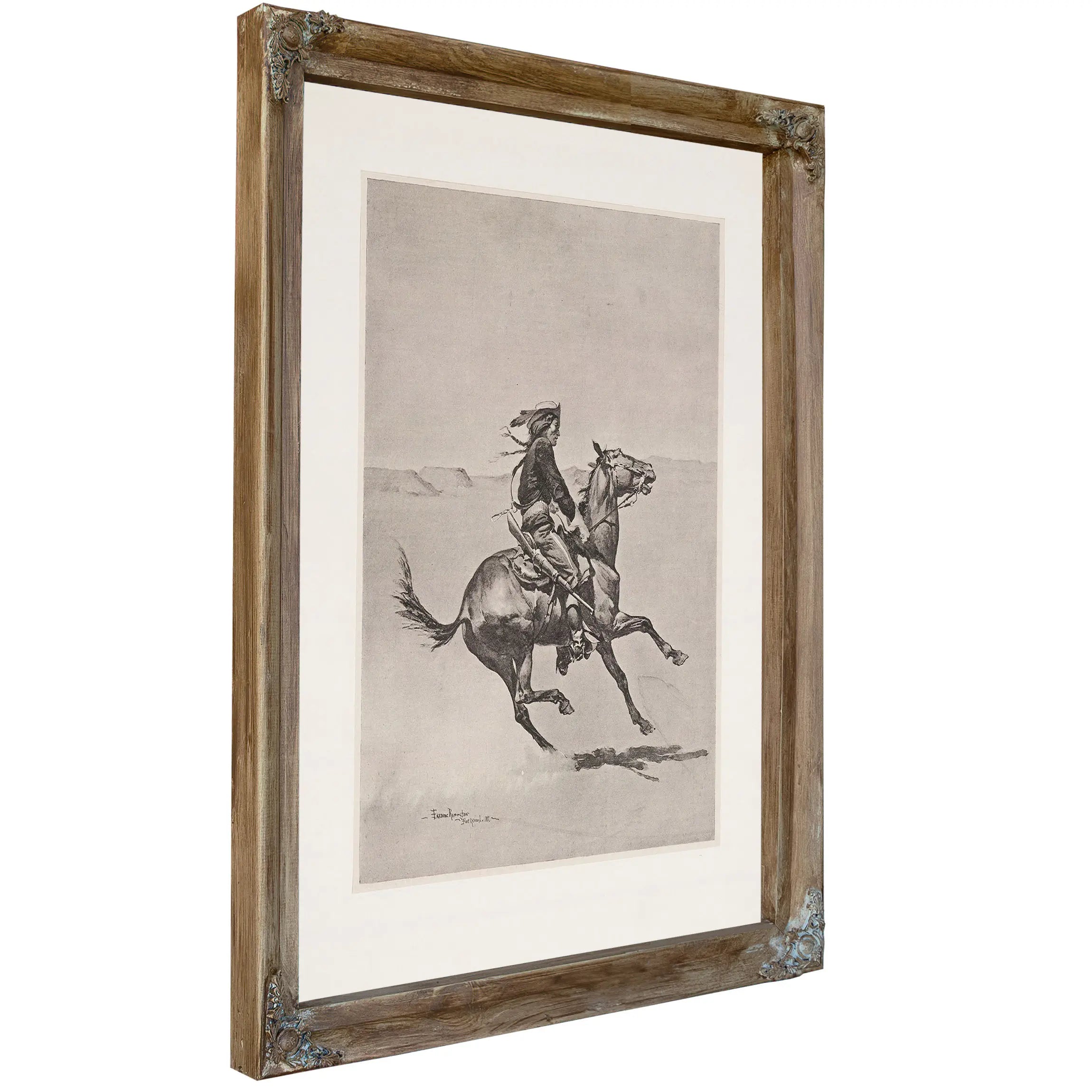 One Of The Fort Keogh Cheyenne Scout Corps Commanded By Lieutenant Casey by Frederic Remington