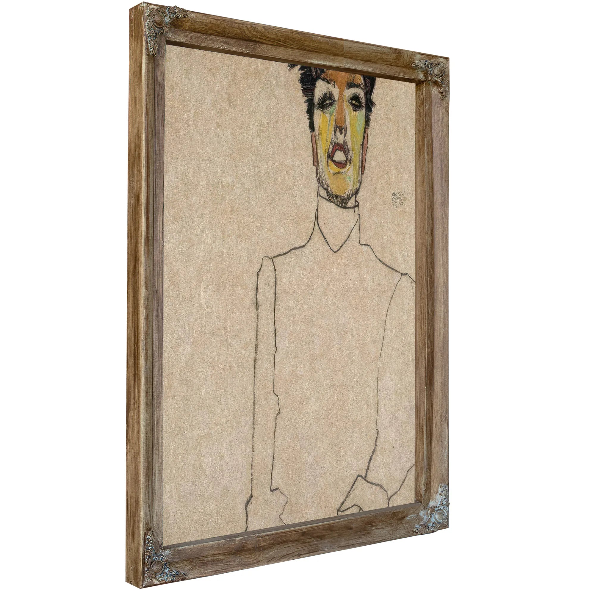 Singer Van Osen By Egon Schiele Fine Art Print