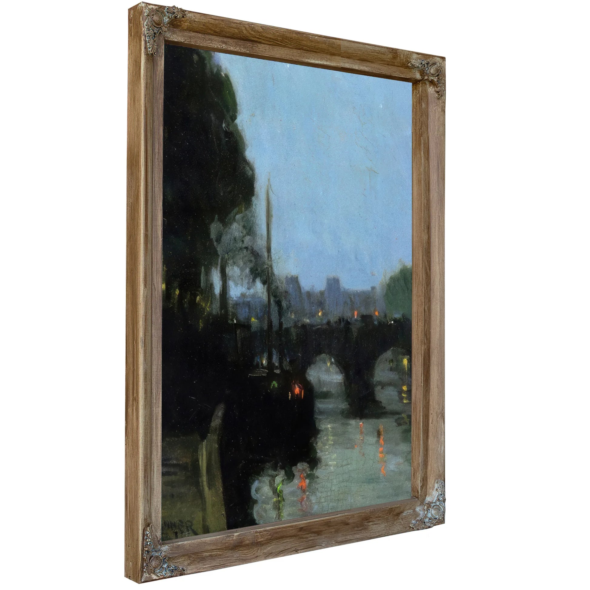 The Seine Evening By Henry Ossawa Tanner Fine Art Print