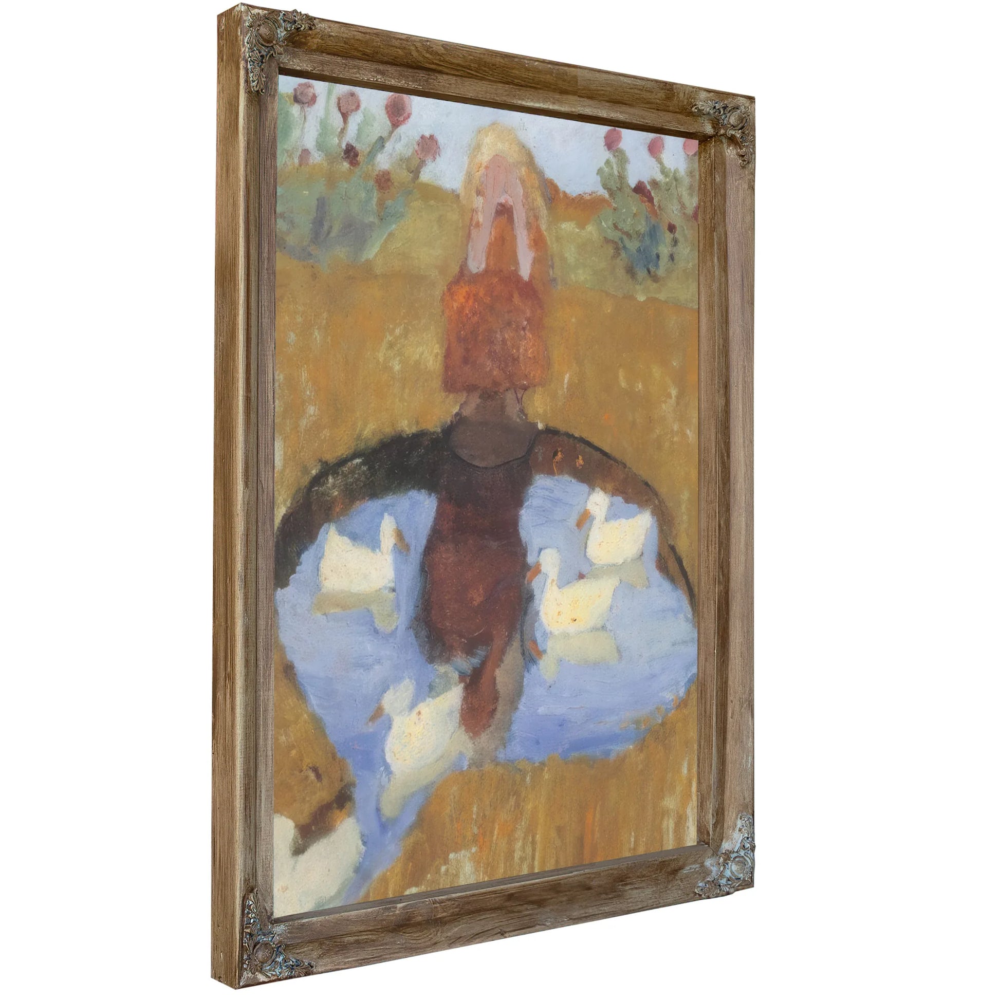 Girl At The Duck Pond By Paula Modersohn Becker Fine Art Print