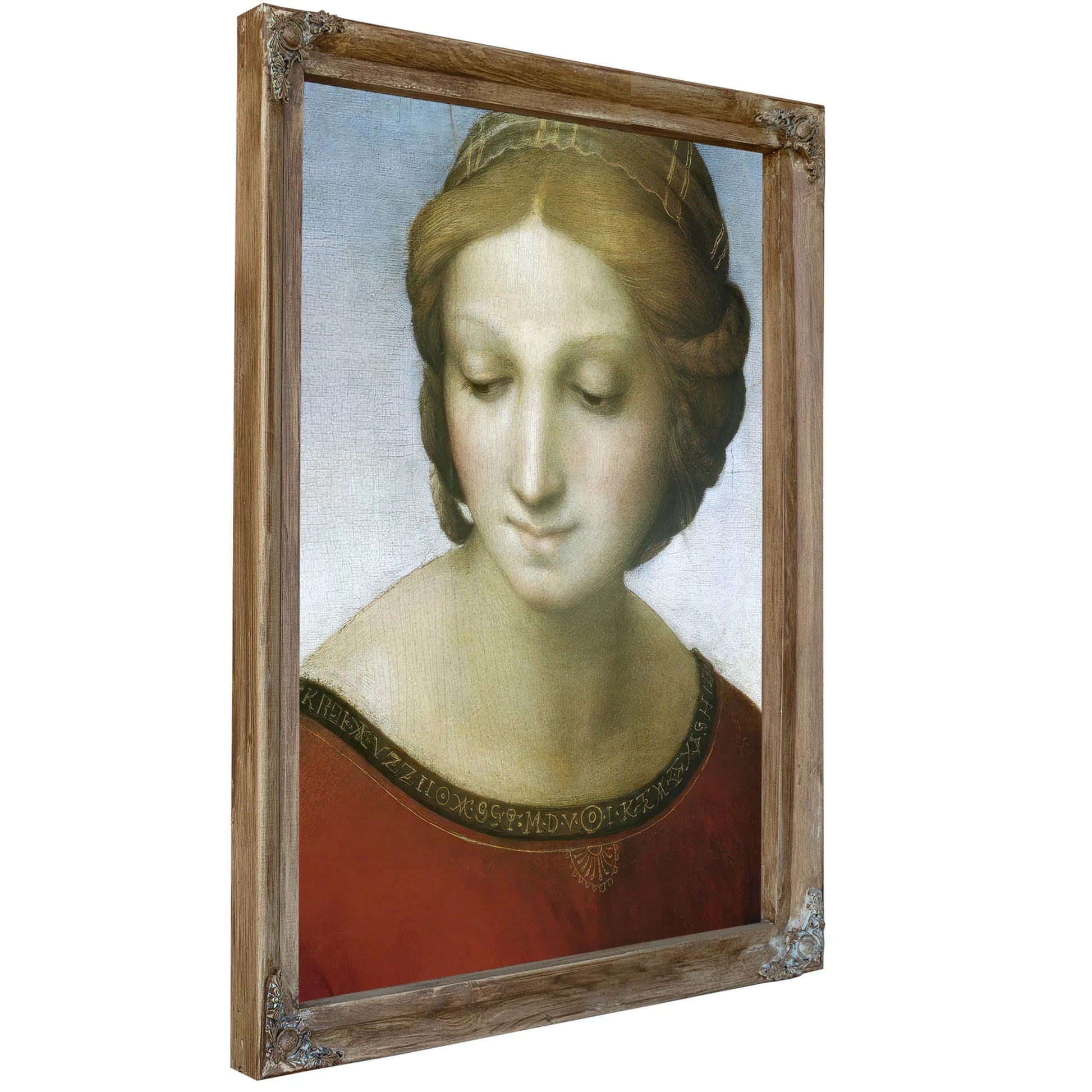 Detail Of Madonna Of The Meadow By Raphael Fine Art Print