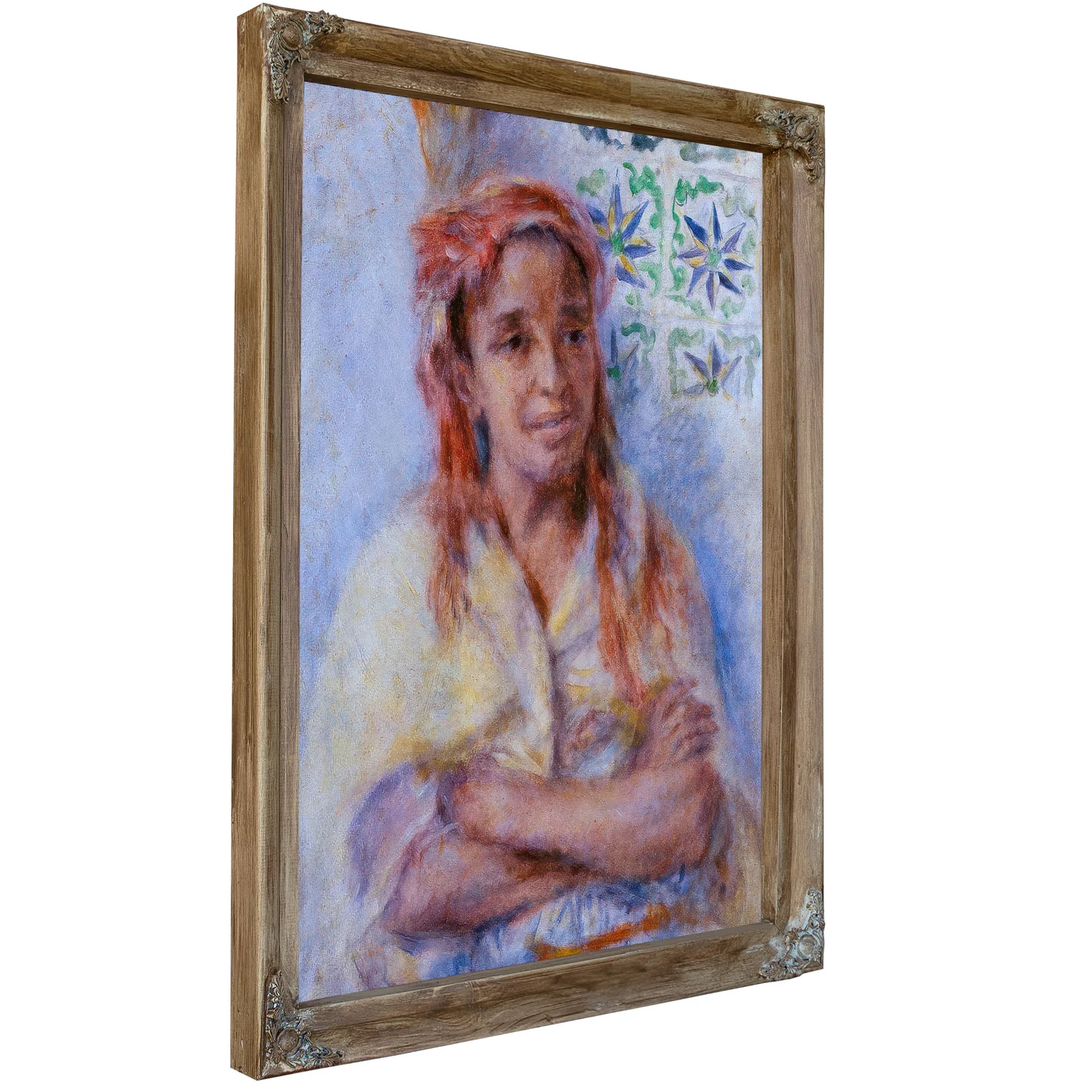 Old Arab Woman By Pierre August Renoir Fine Art Print