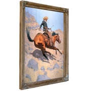 The Cowboy Oil On Canvas by Frederic Remington