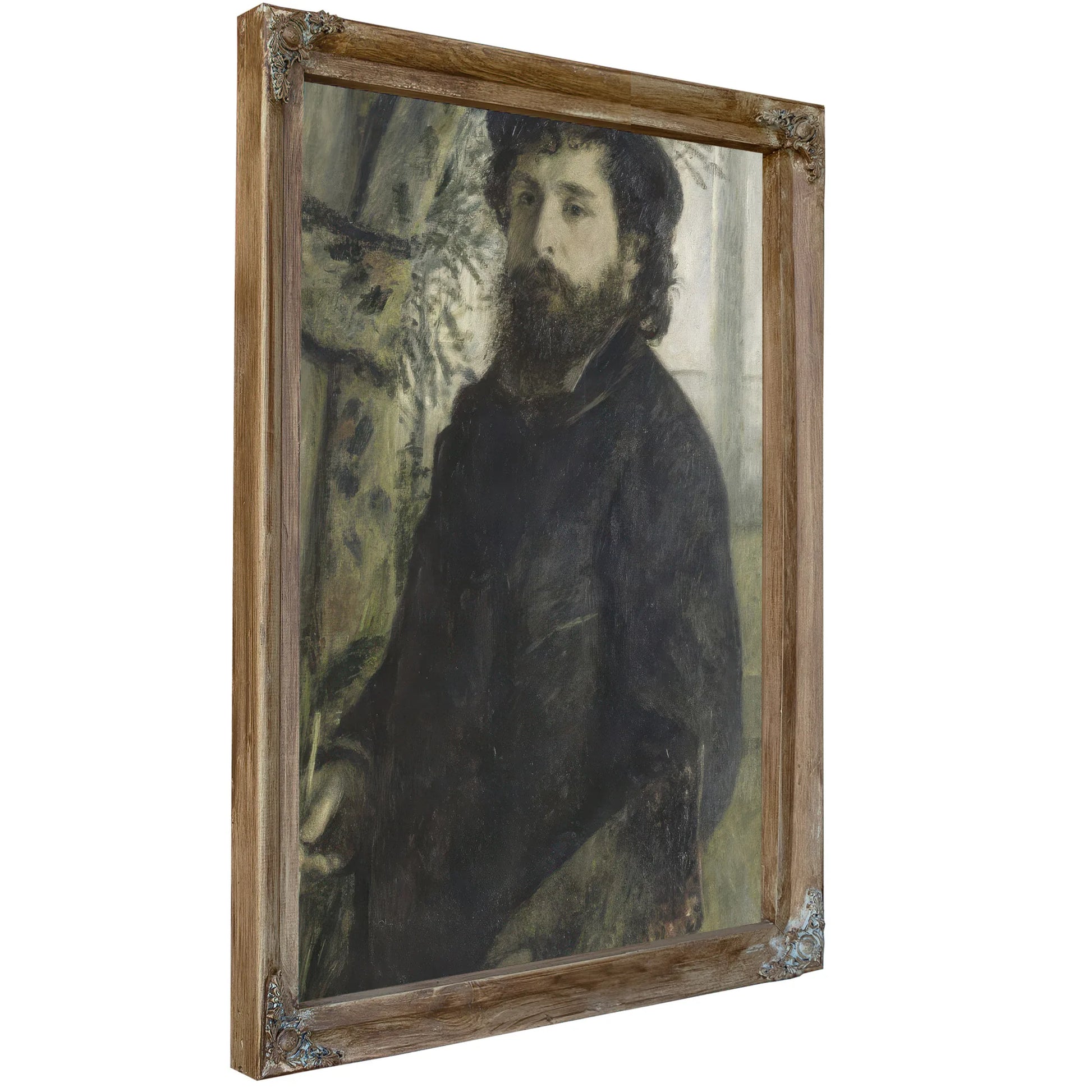 Claude Monet By Pierre Auguste Renoir Fine Art Print