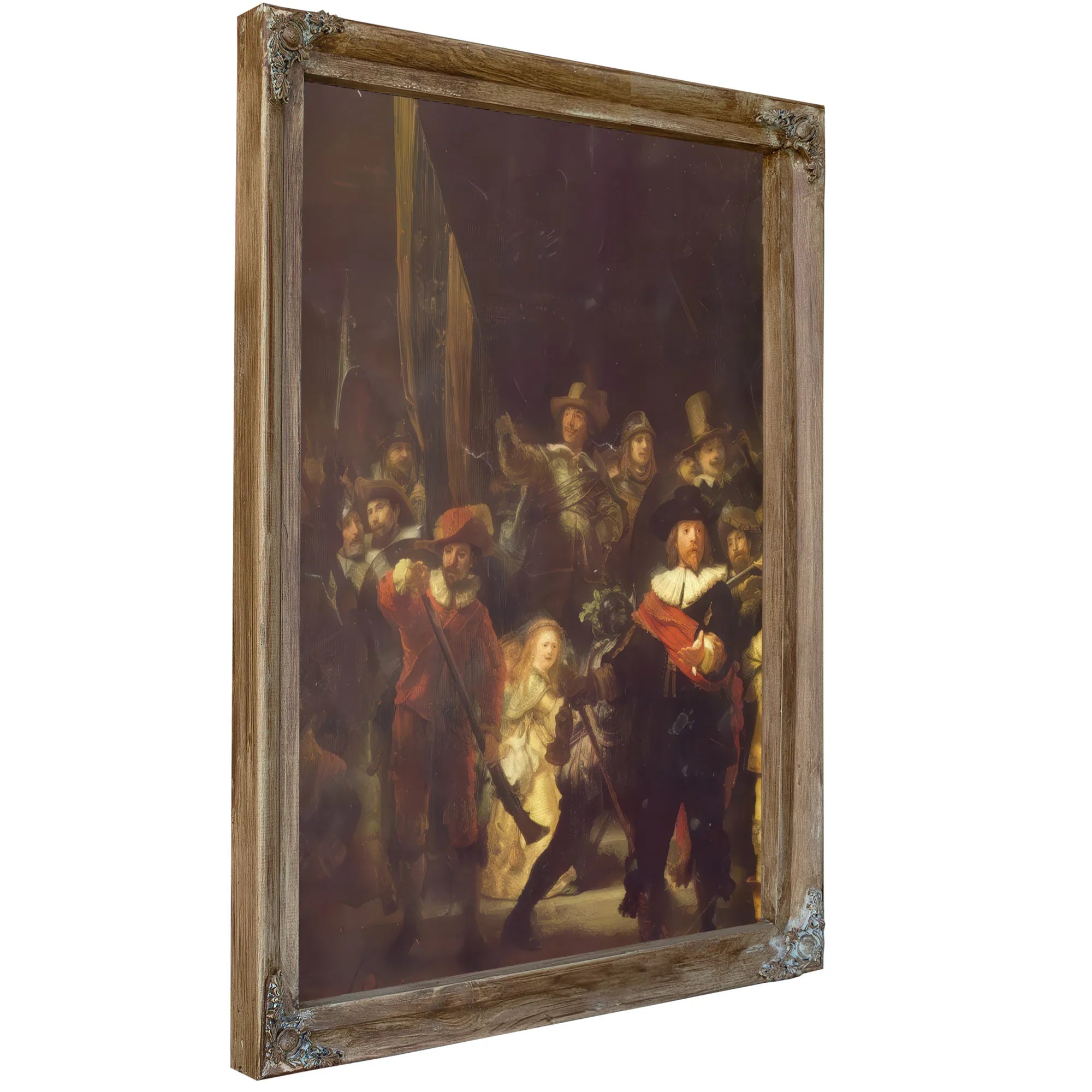 The Militia Company Of Captain Frans Banning Cocq, 1642 By Rembrandt Fine Art Print