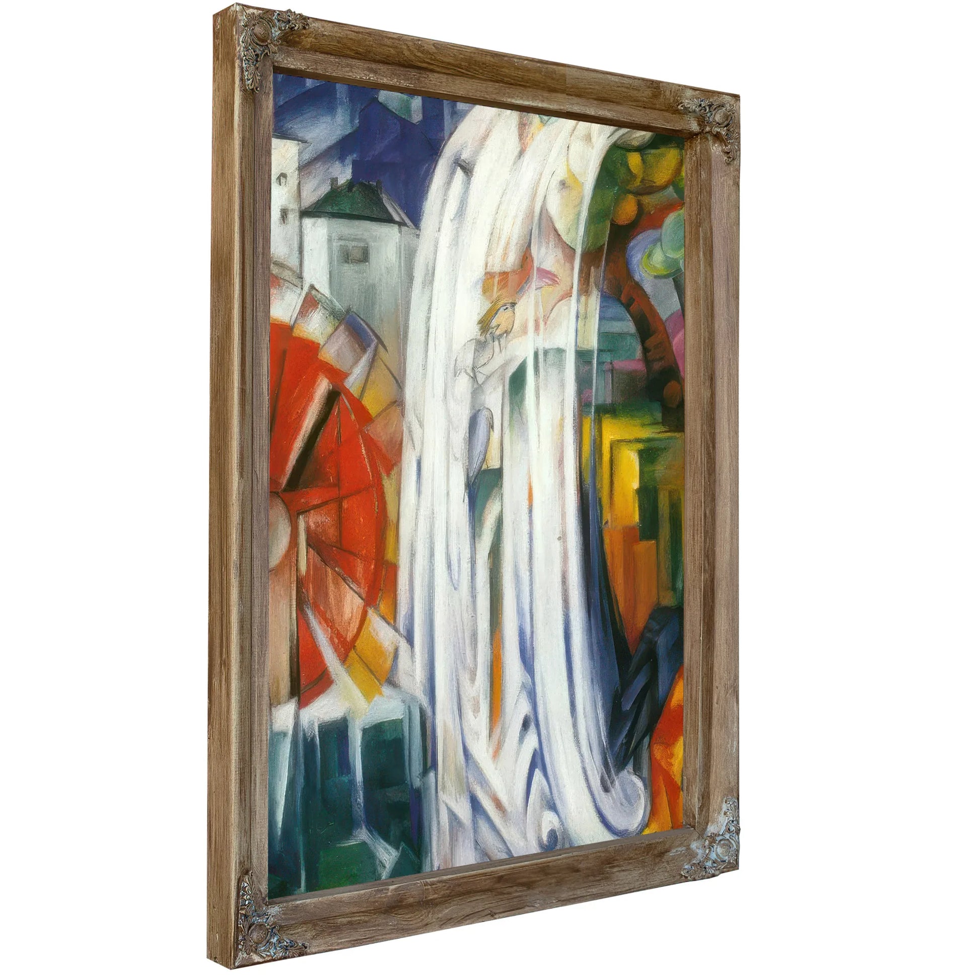 The Bewitched Mill By Franz Marc Fine Art Print