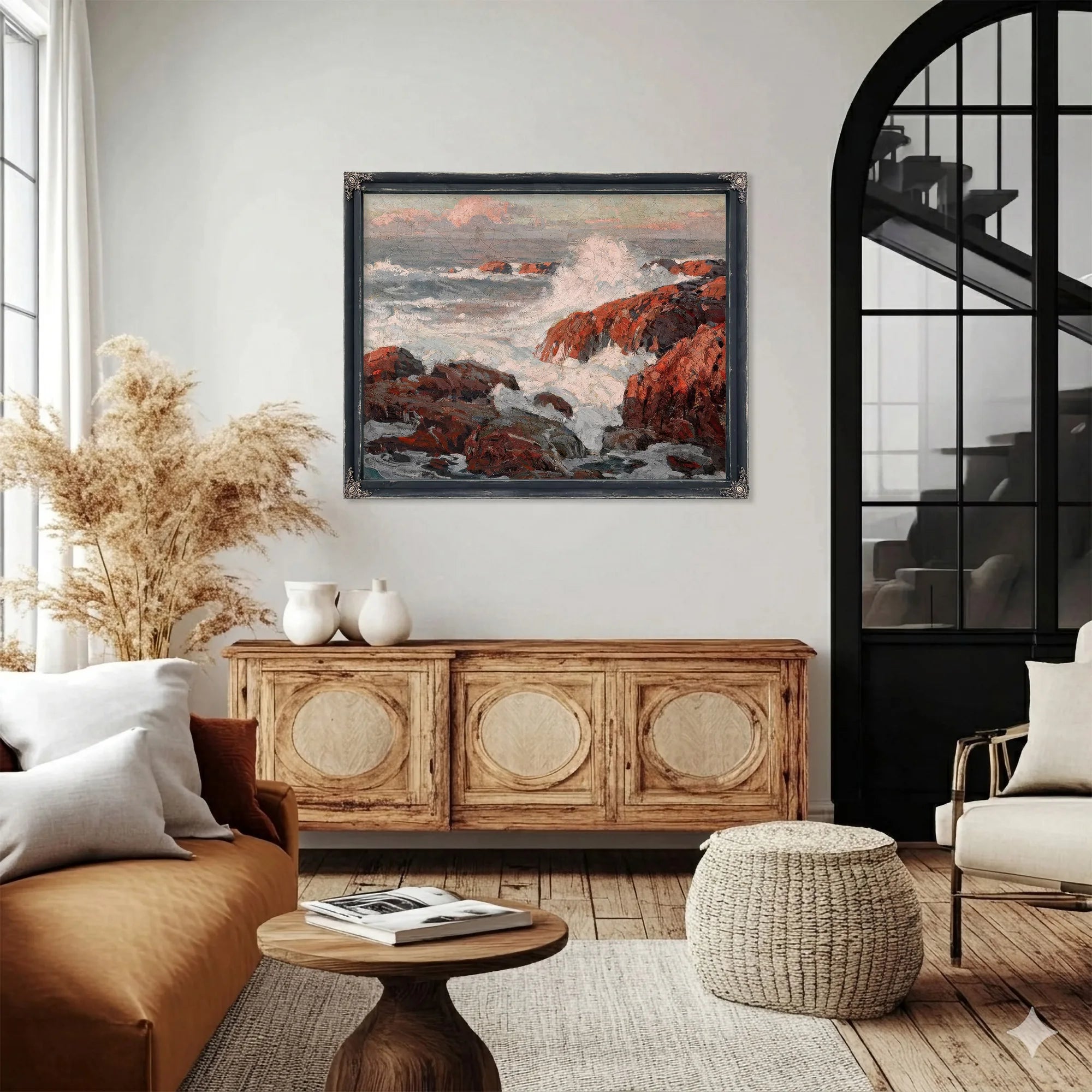 Crashing Waves By Edgar Payne Fine Art Print