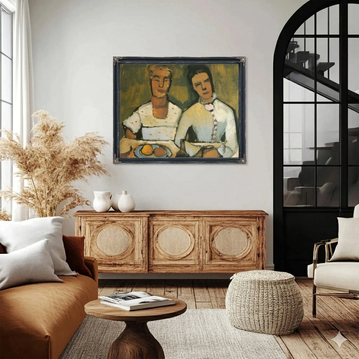 Lee Hoetger And Her Sister By Paula Modersohn Becker Fine Art Print