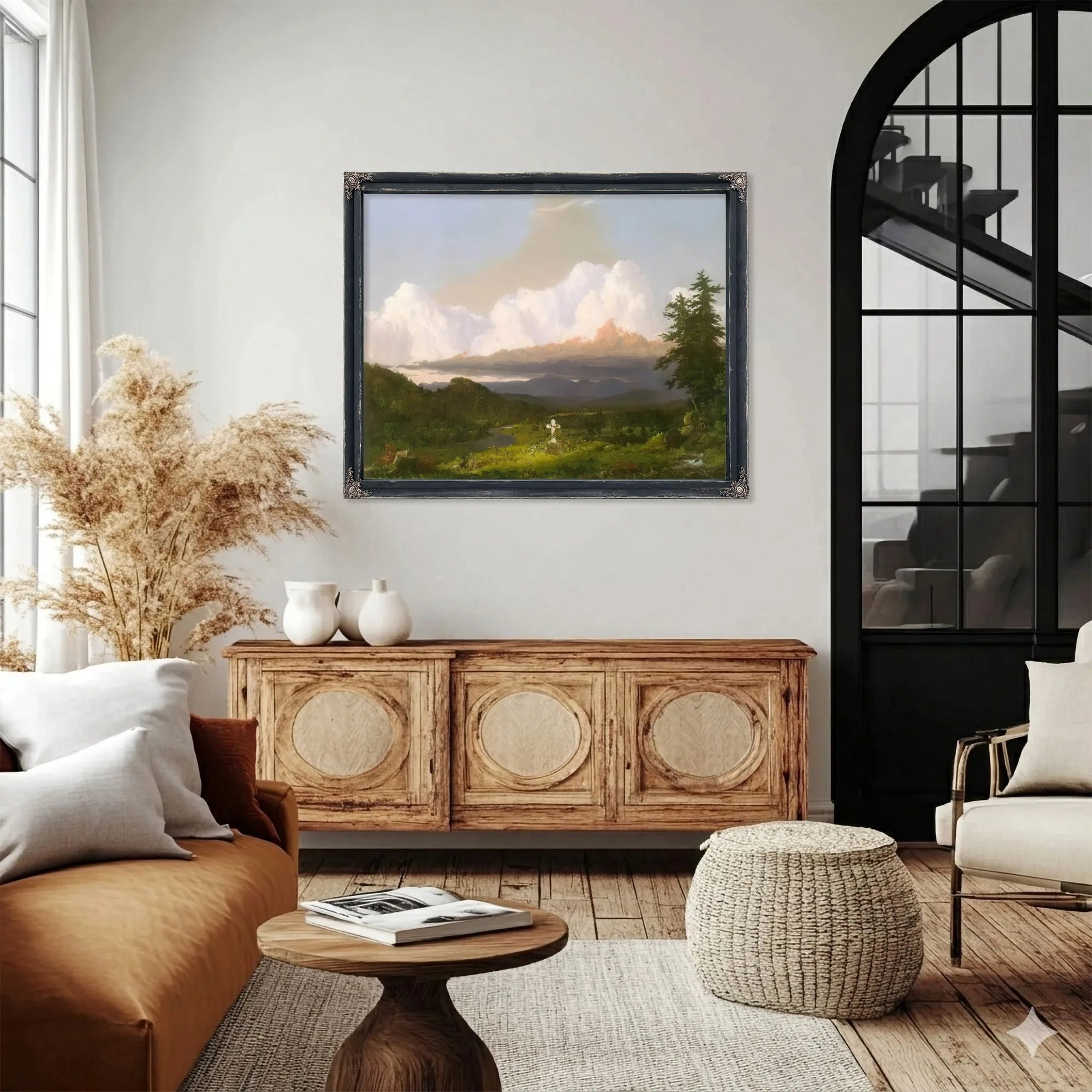 To The Memory Of Cole By Frederic Edwin Church Fine Art Print