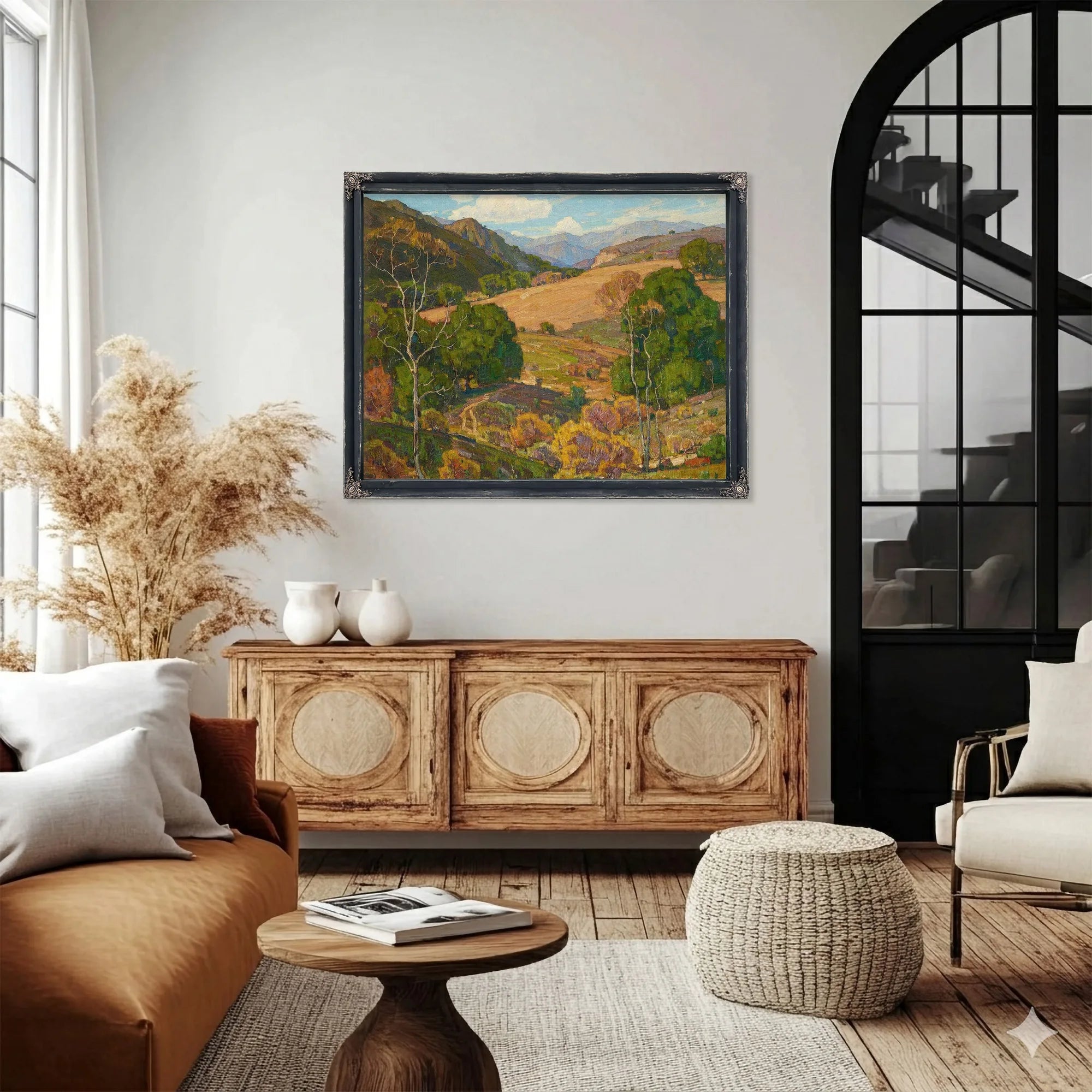 When Fields Lie Fallow By William Wendt Fine Art Print