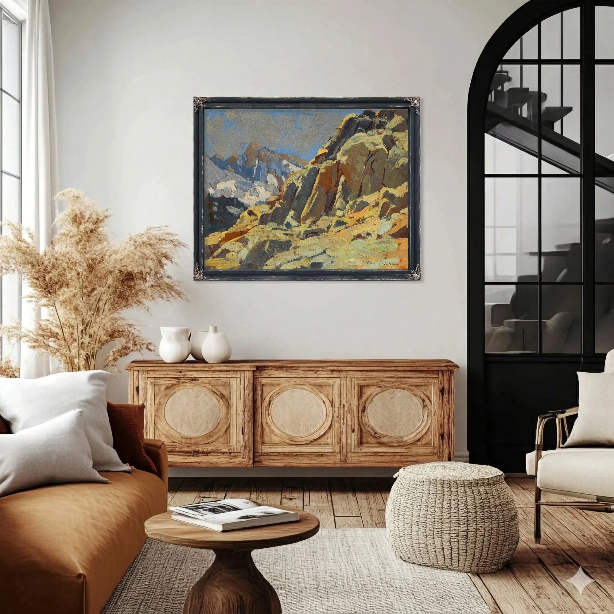 Rocky Crags By Edgar Payne Fine Art Print