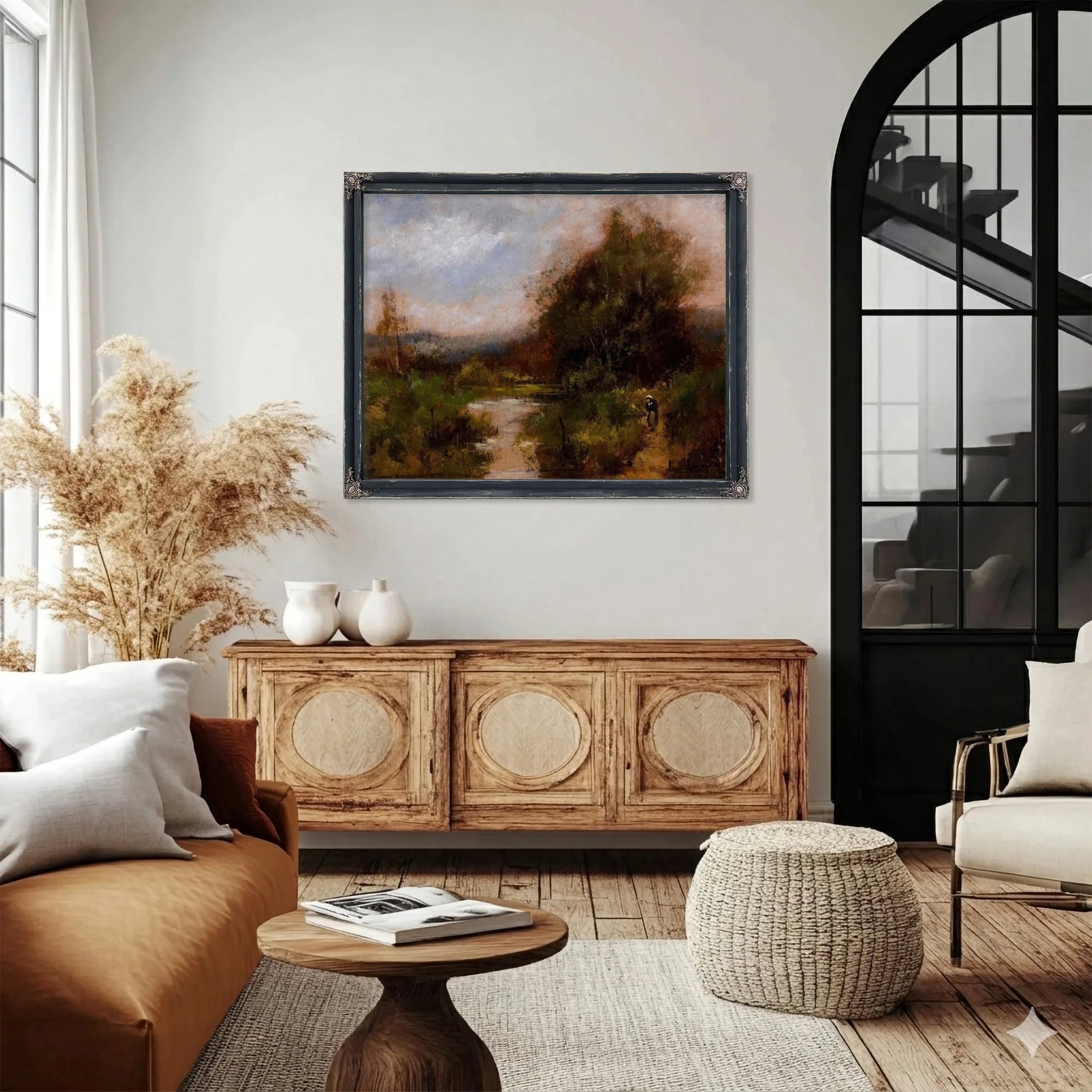 Pair Of Landscapes 2 By Eugene Galien Laloue Fine Art Print