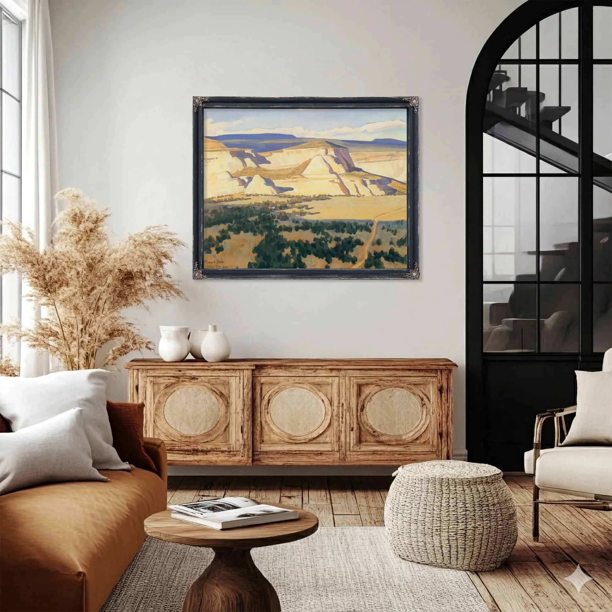 White Walled Valley By Maynard Dixon Fine Art Print