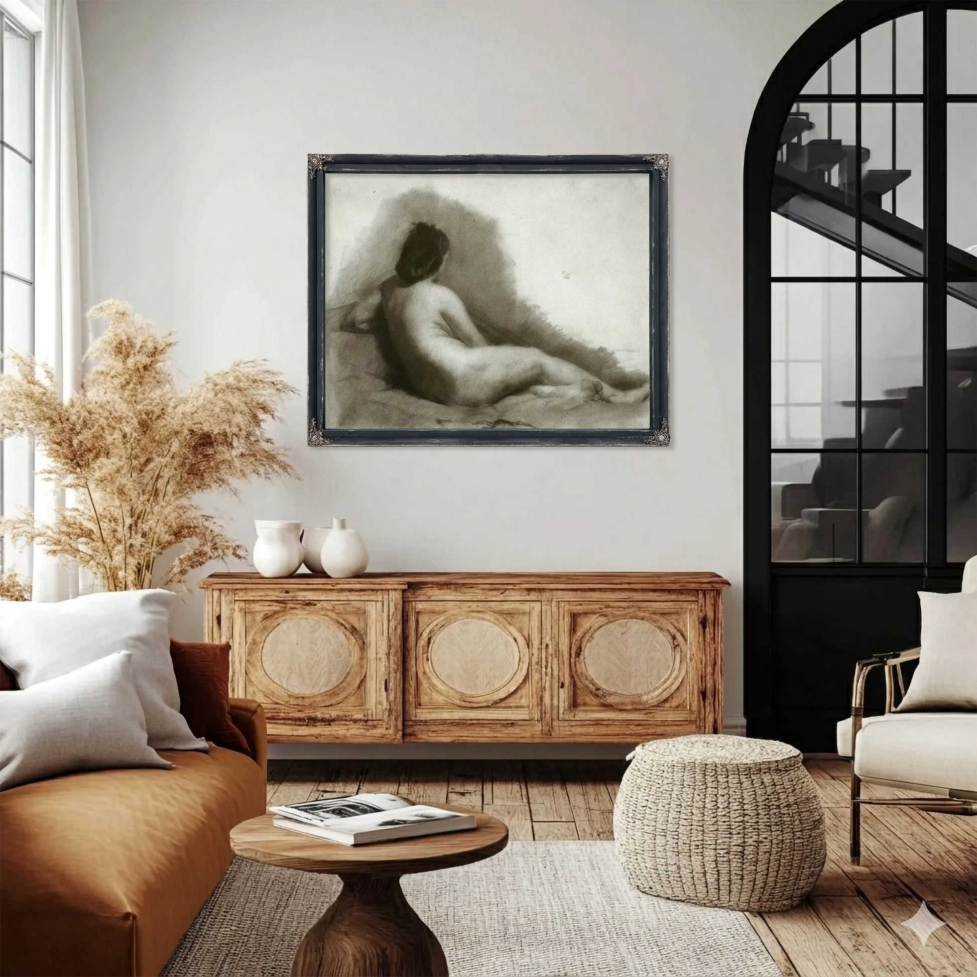 Study Of A Reclining Nude Woman By Thomas Eakins Fine Art Print