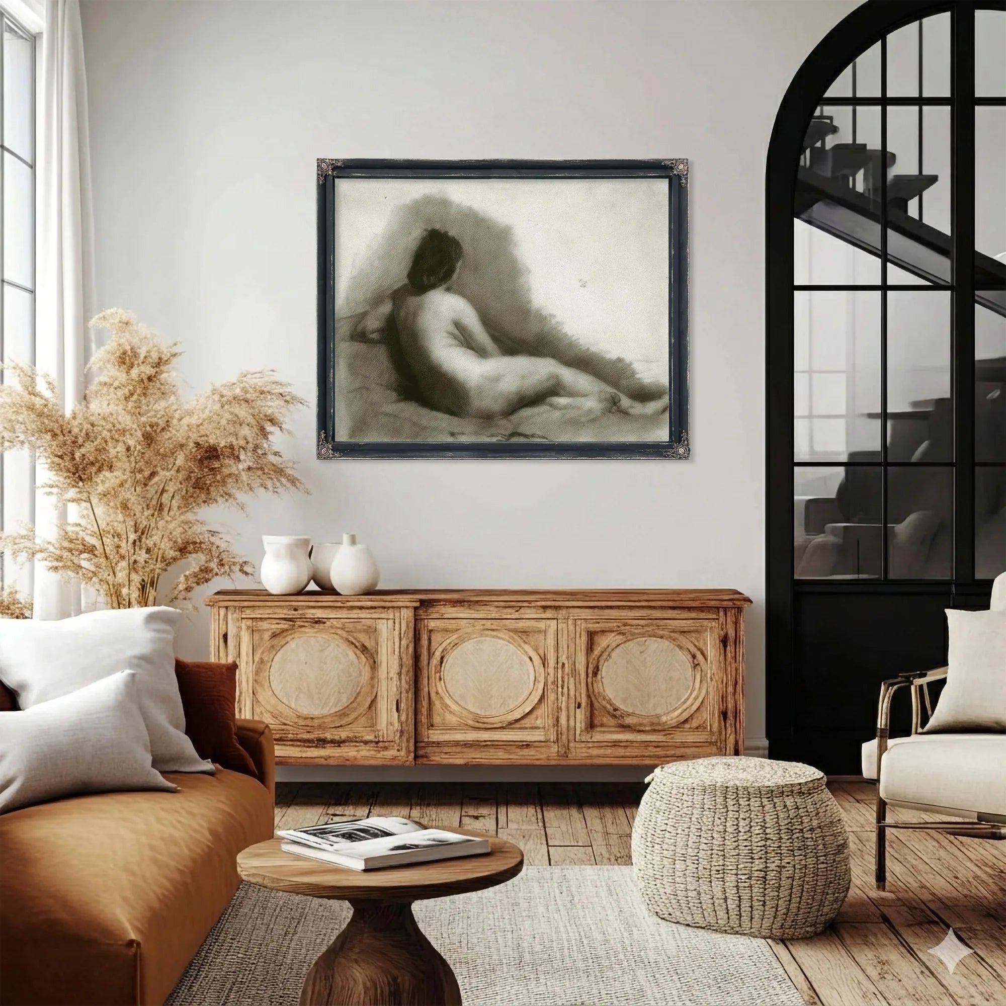 Study Of A Reclining Nude Woman By Thomas Eakins Fine Art Print