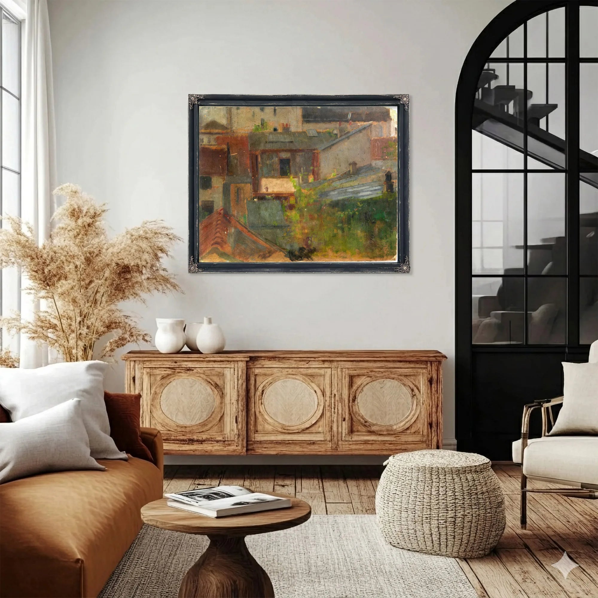 Rooftops By Alice Pike Barney Fine Art Print