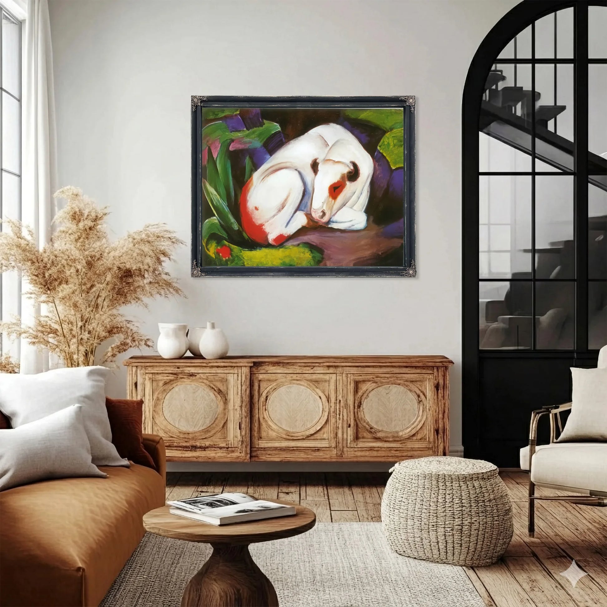 The Steer By Franz Marc Fine Art Print