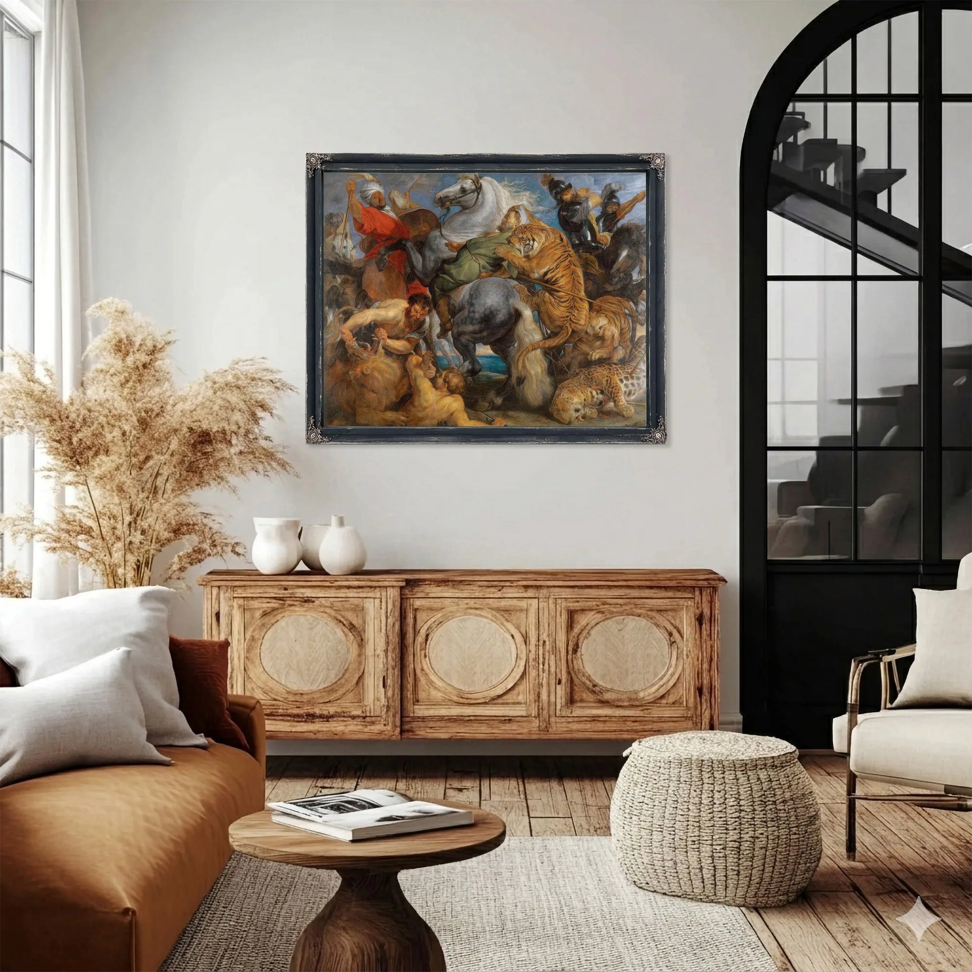 Peter Paul Rubens The Tiger Hunt 1616 By Peter Paul Rubens Fine Art Print