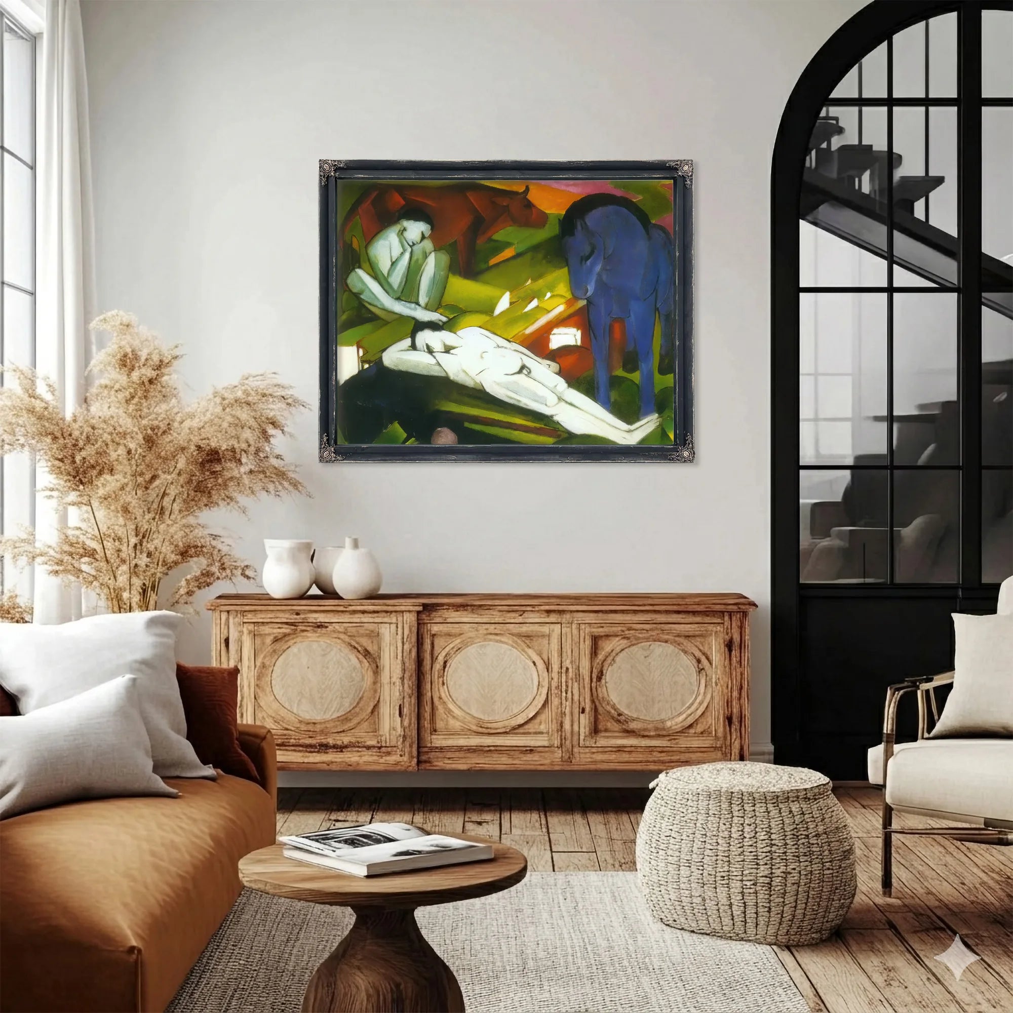 Sheperds By Franz Marc Fine Art Print