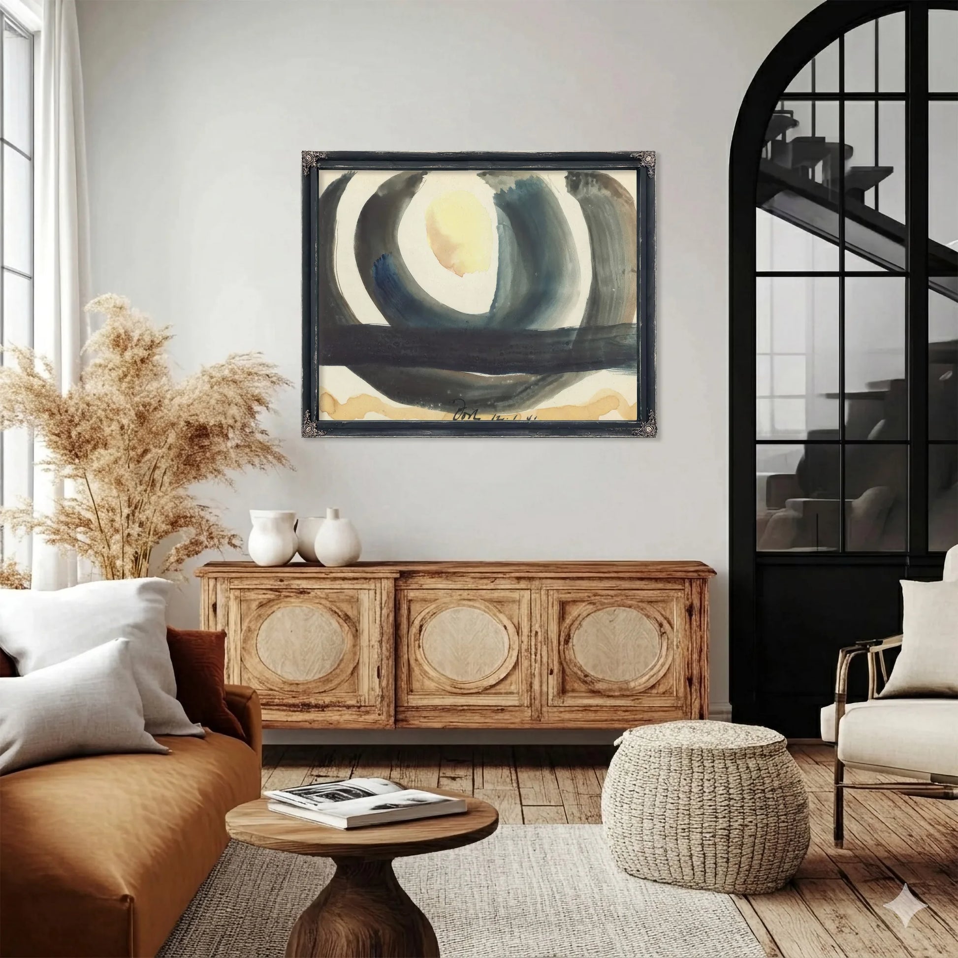 Sunrise Iii (Set Of Three) By Arthur Dove Fine Art Print