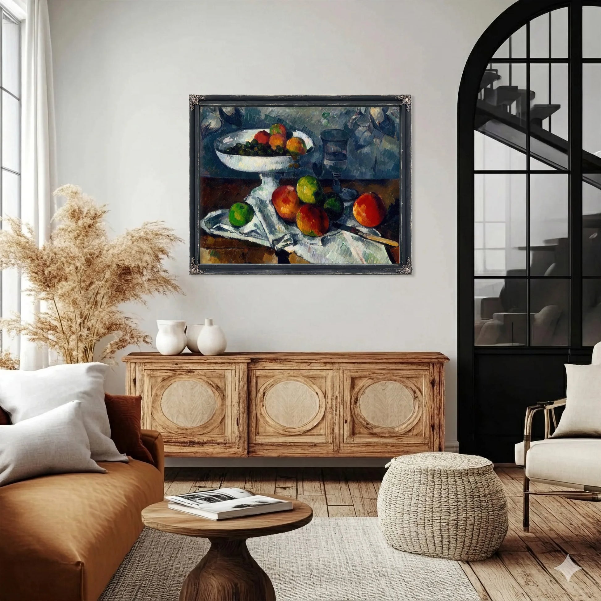 Still Life With Fruit Dish By Paul Cezanne Fine Art Print