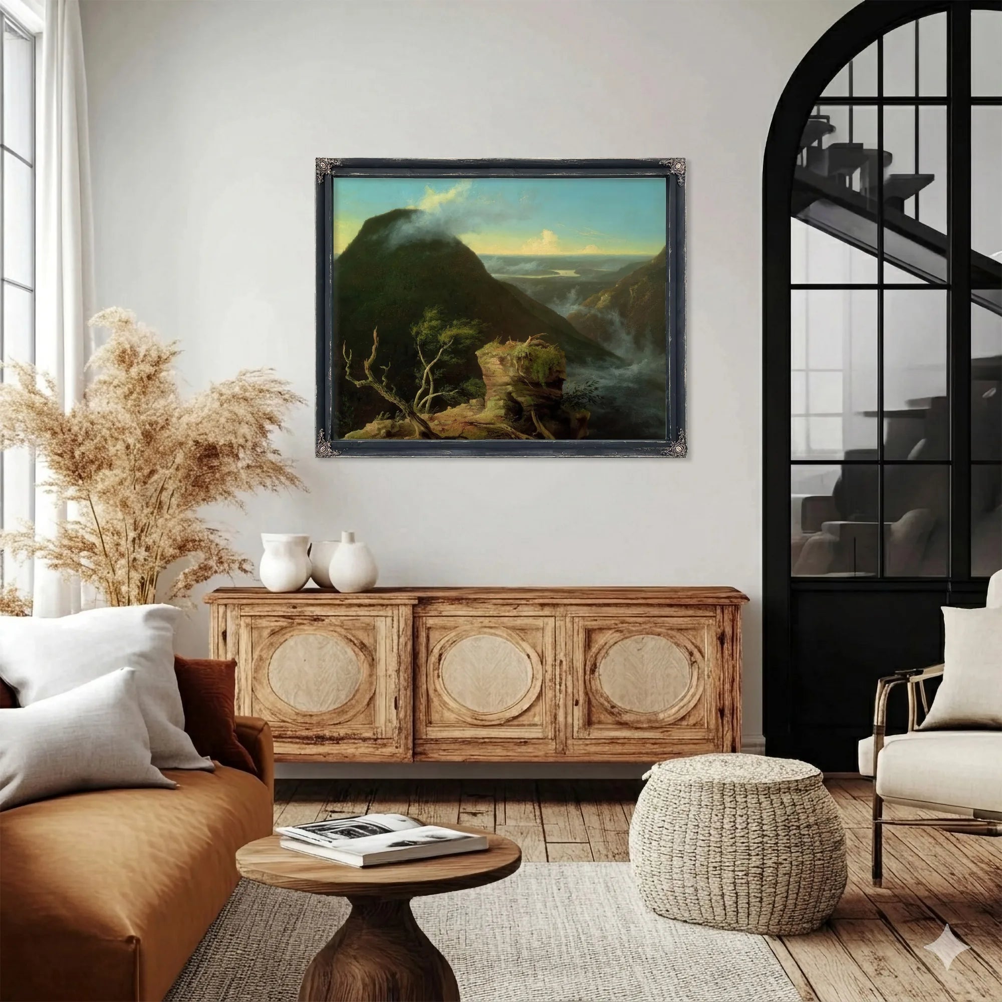 View Of The Round Top In The Catskill Mountains By Thomas Cole Fine Art Print