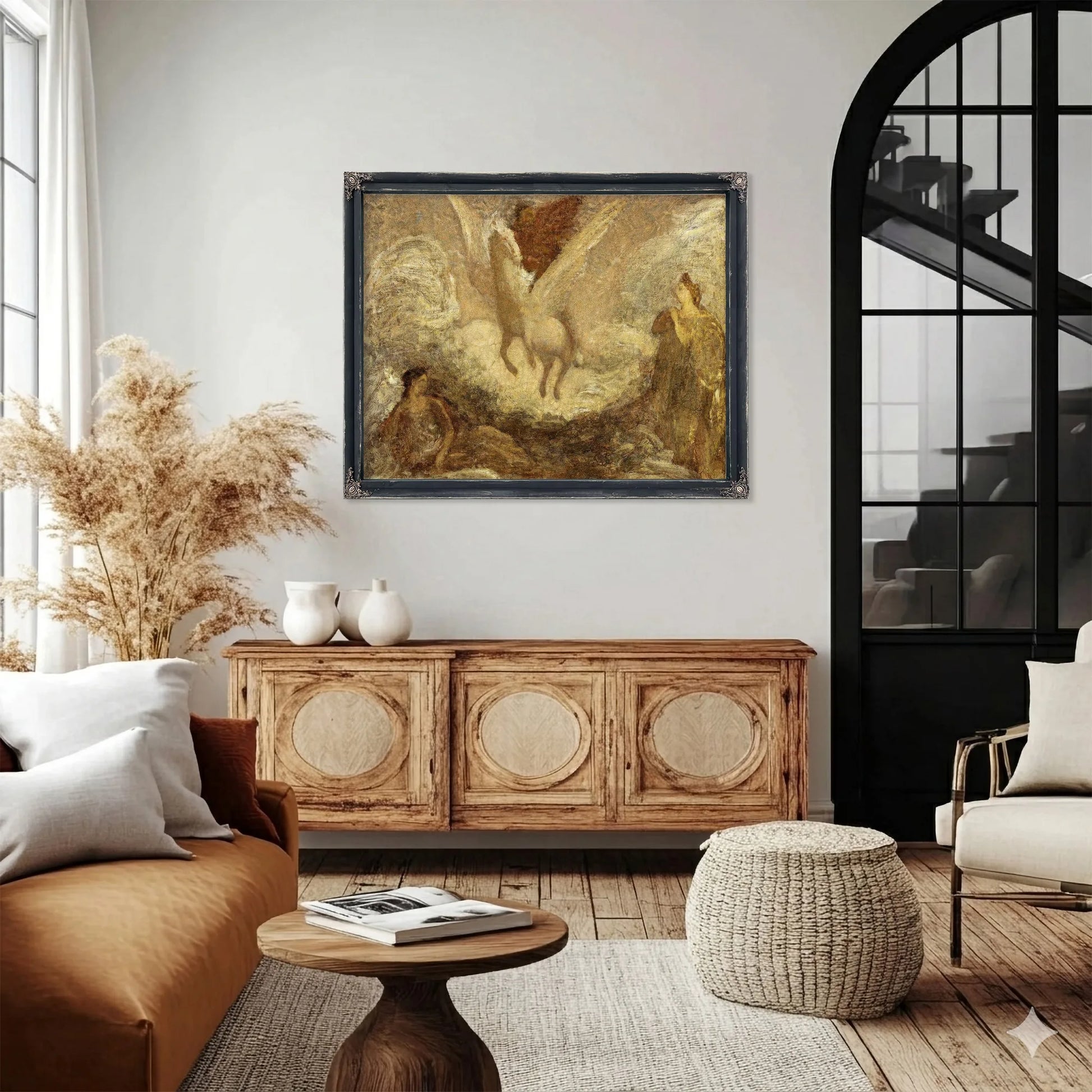 Pegasus Departing By Albert Pinkhamryder Fine Art Print