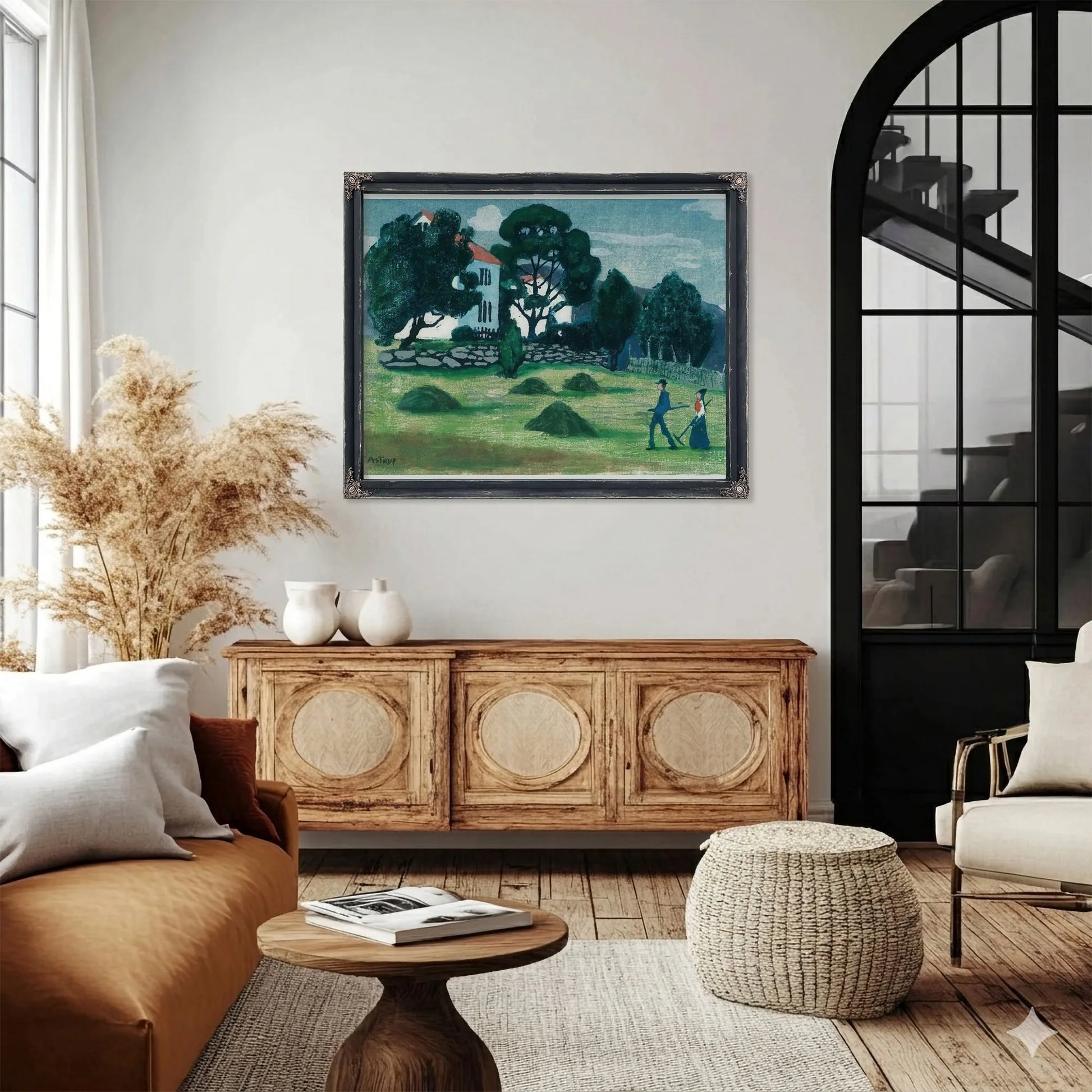 Home From Work 3 By Nicolai Astrup Fine Art Print