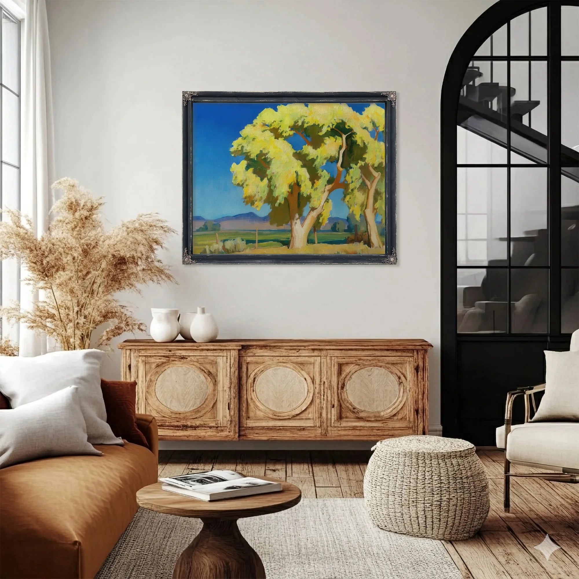Young Cottonwoods By Maynard Dixon Fine Art Print